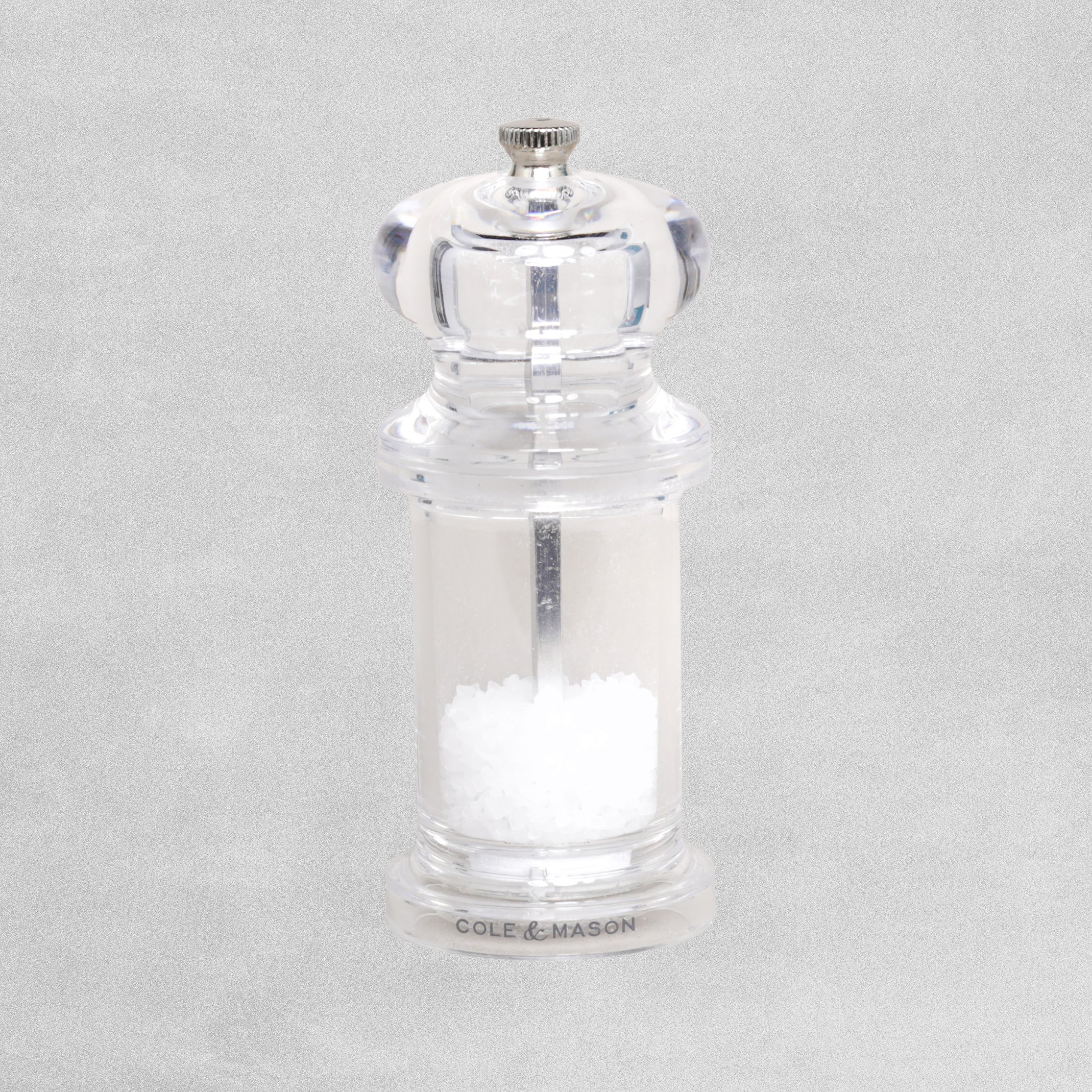 Cole & Mason Acrylic Pepper & Salt Mills 140mm tall (sold separately)