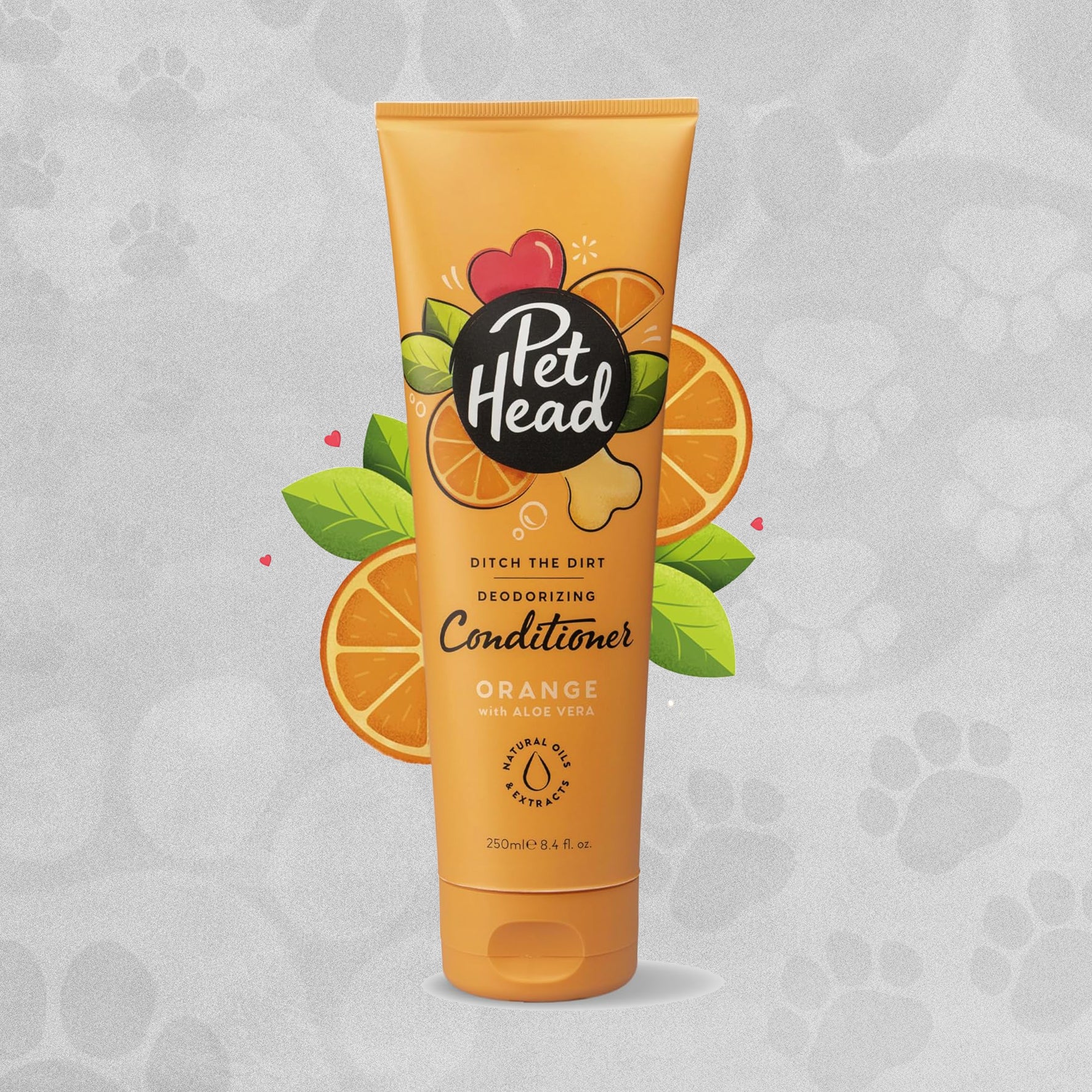 Pet Head Ditch the Dirt Fur care collection - Orange