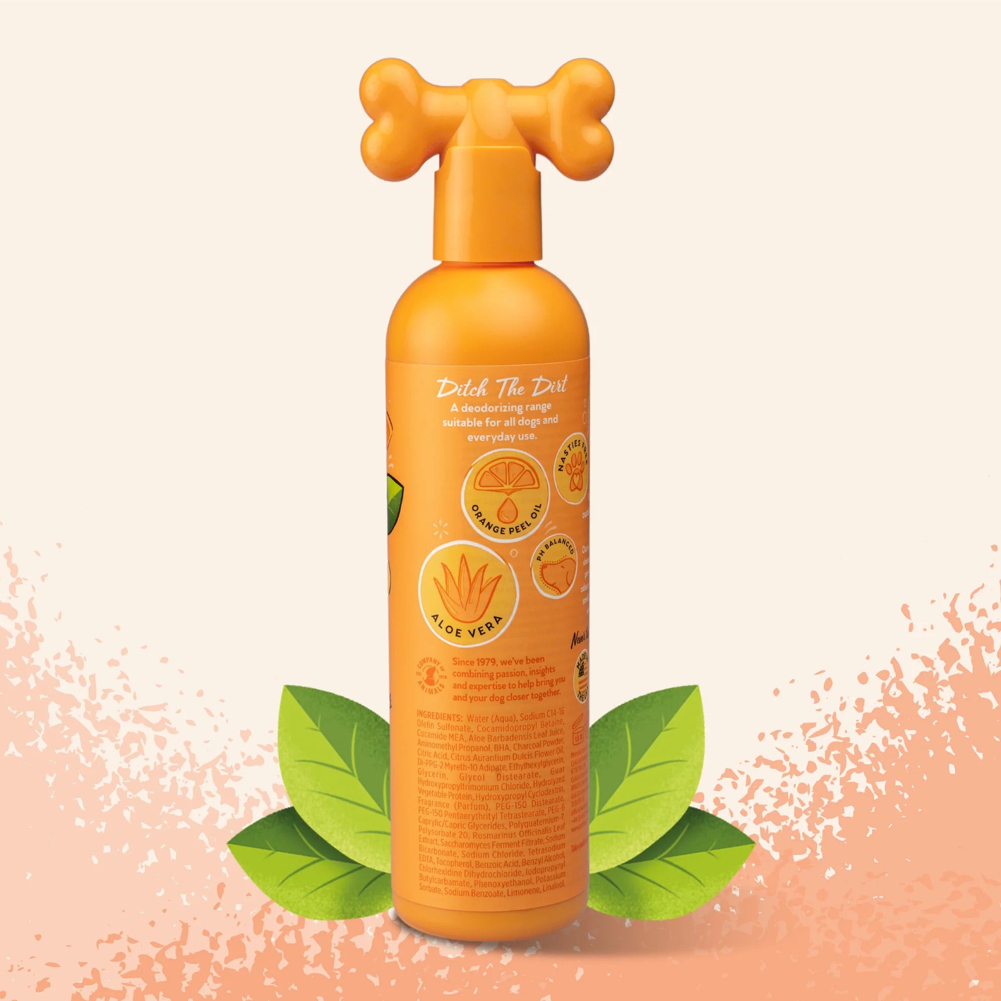 Pet Head Ditch the Dirt Fur care collection - Orange