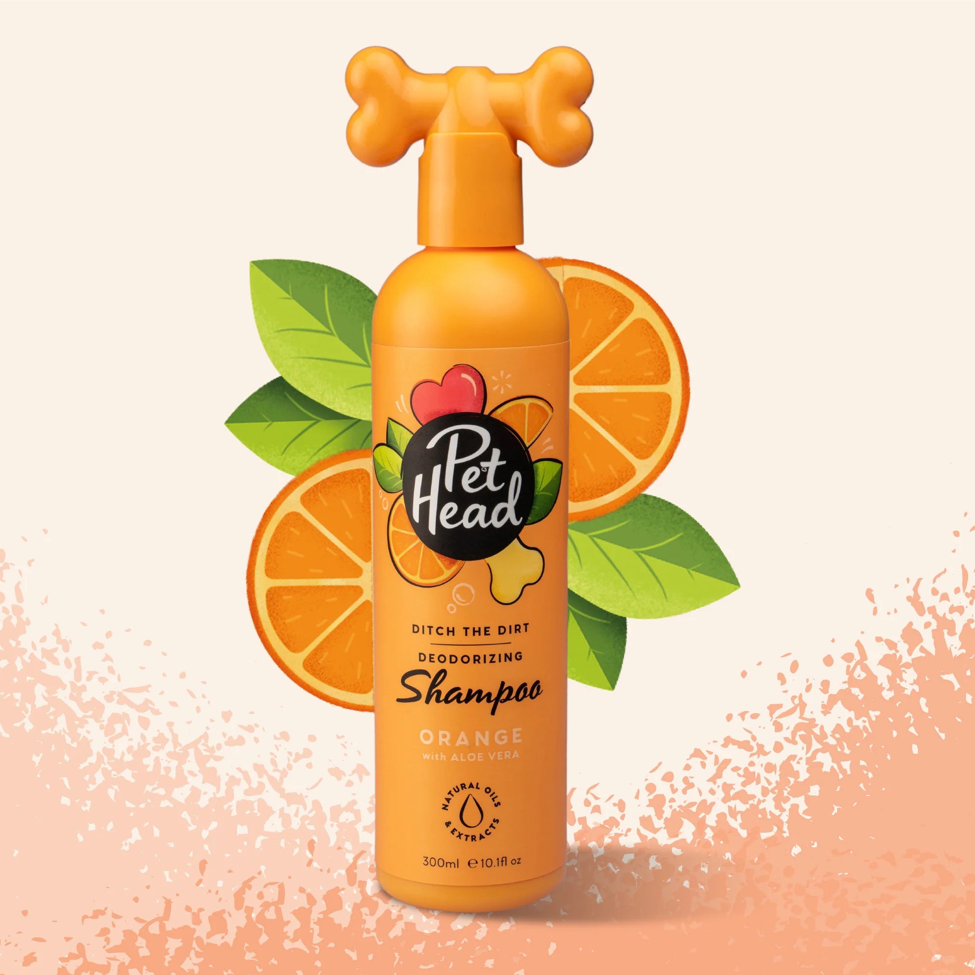 Pet Head Ditch the Dirt Fur care collection - Orange