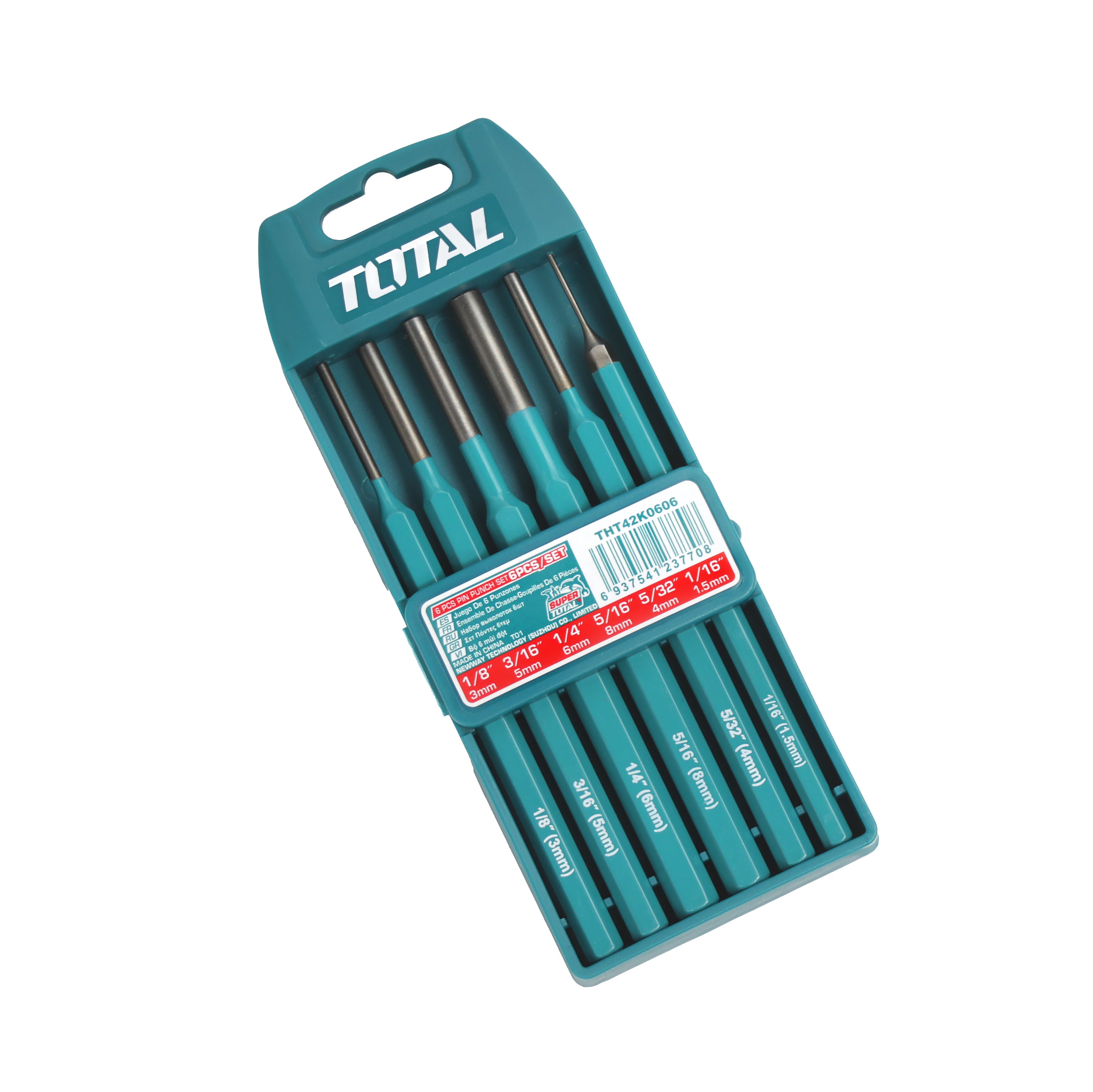 Total Pin Punch Set - 6pcs - THT42K0606