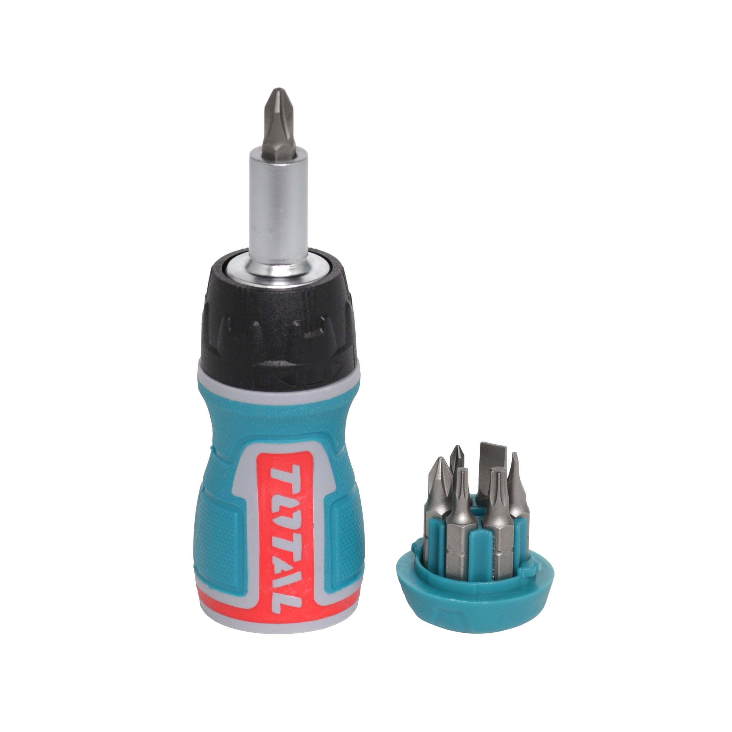 Total 8 in 1 Stubby Ratchet Screwdriver Set - TACSDS1726