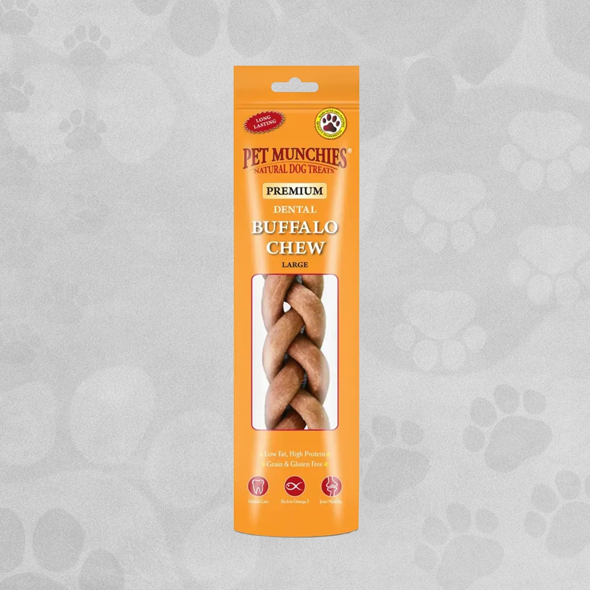 Pet Munchies Premium Dental Buffalo Chew Large 90g