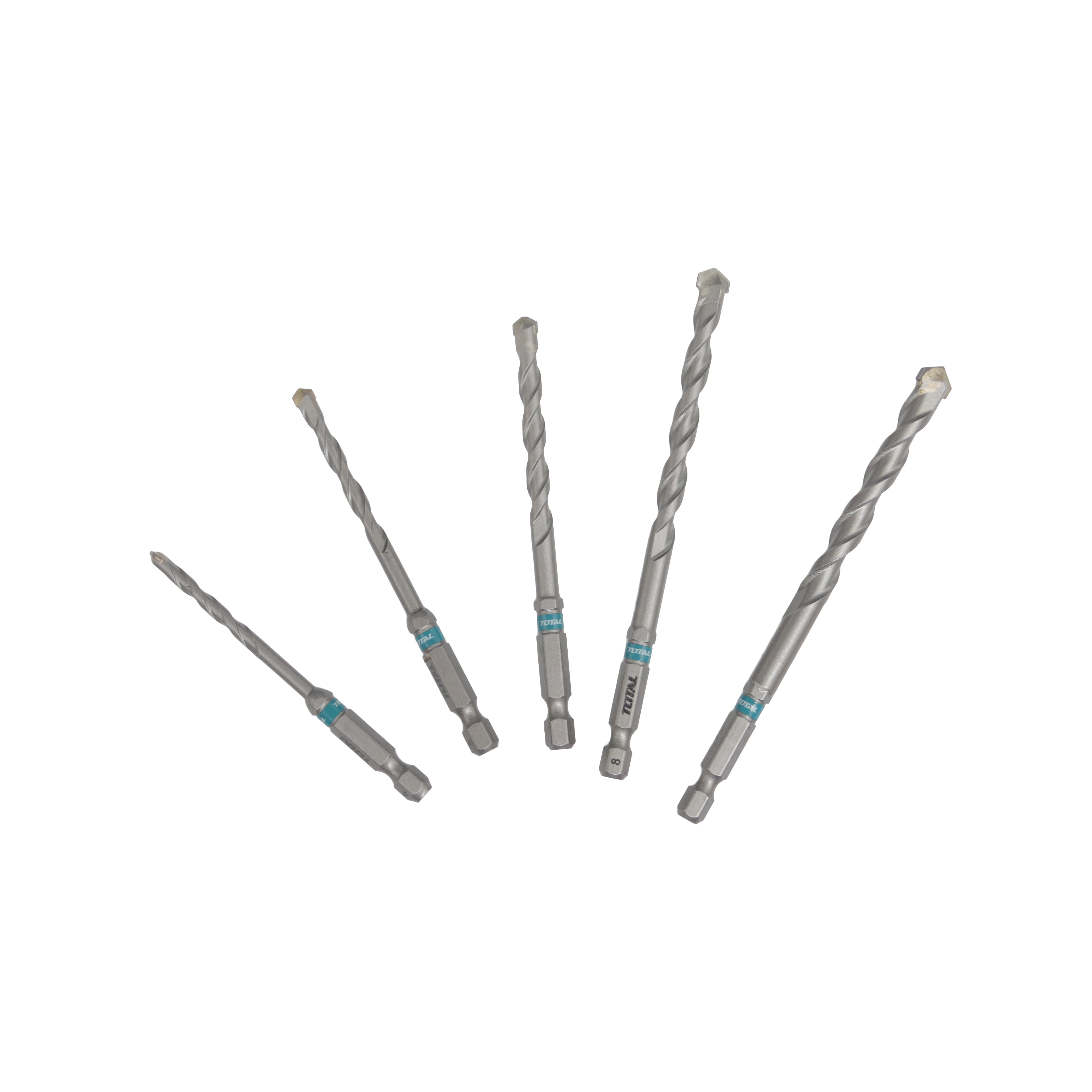 Total Masonry Drill Bits Set 5pcs - TACSD6055