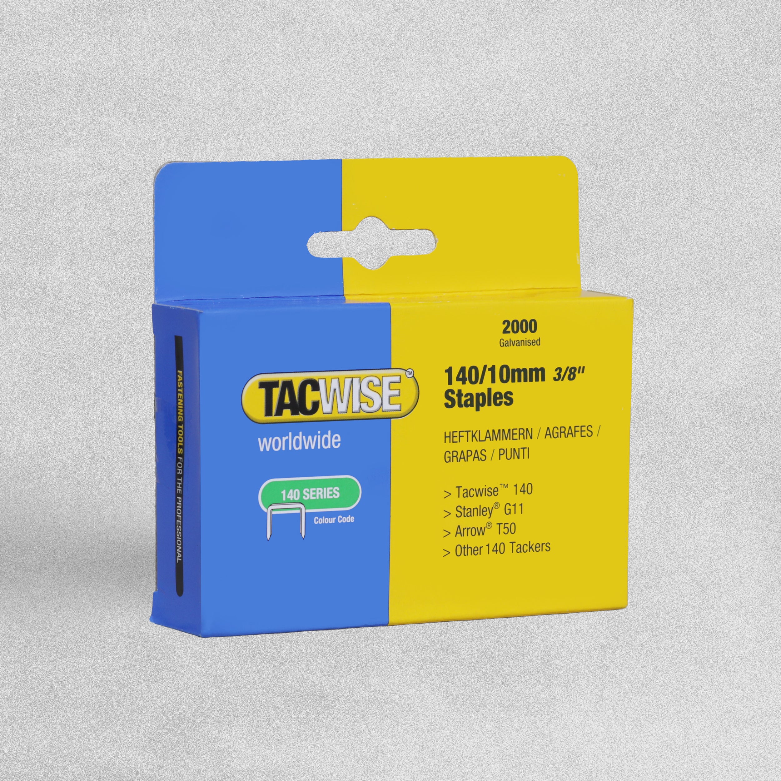 TACWISE 140 series STAPLES 2000pk various sizes