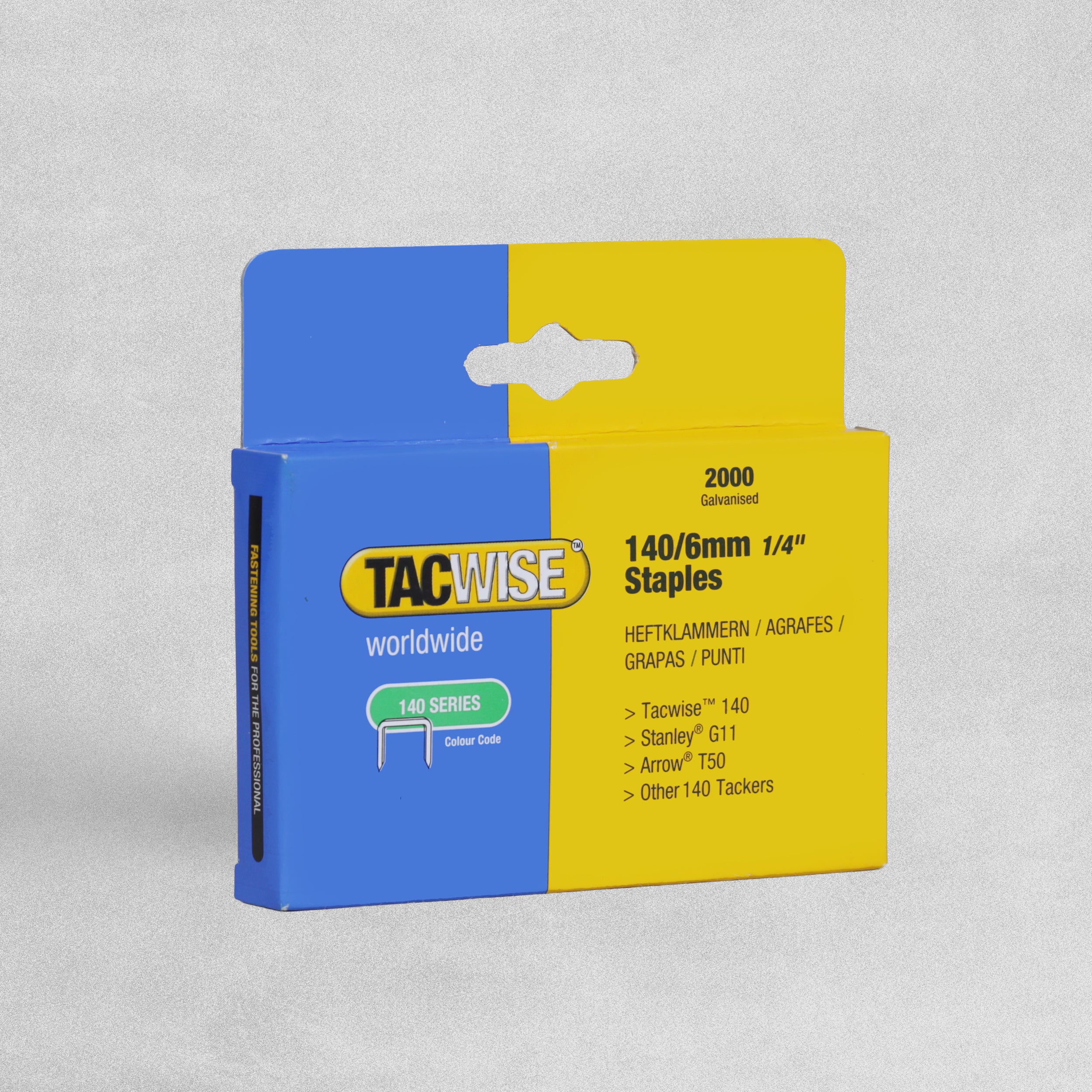 TACWISE 140 series STAPLES 2000pk various sizes