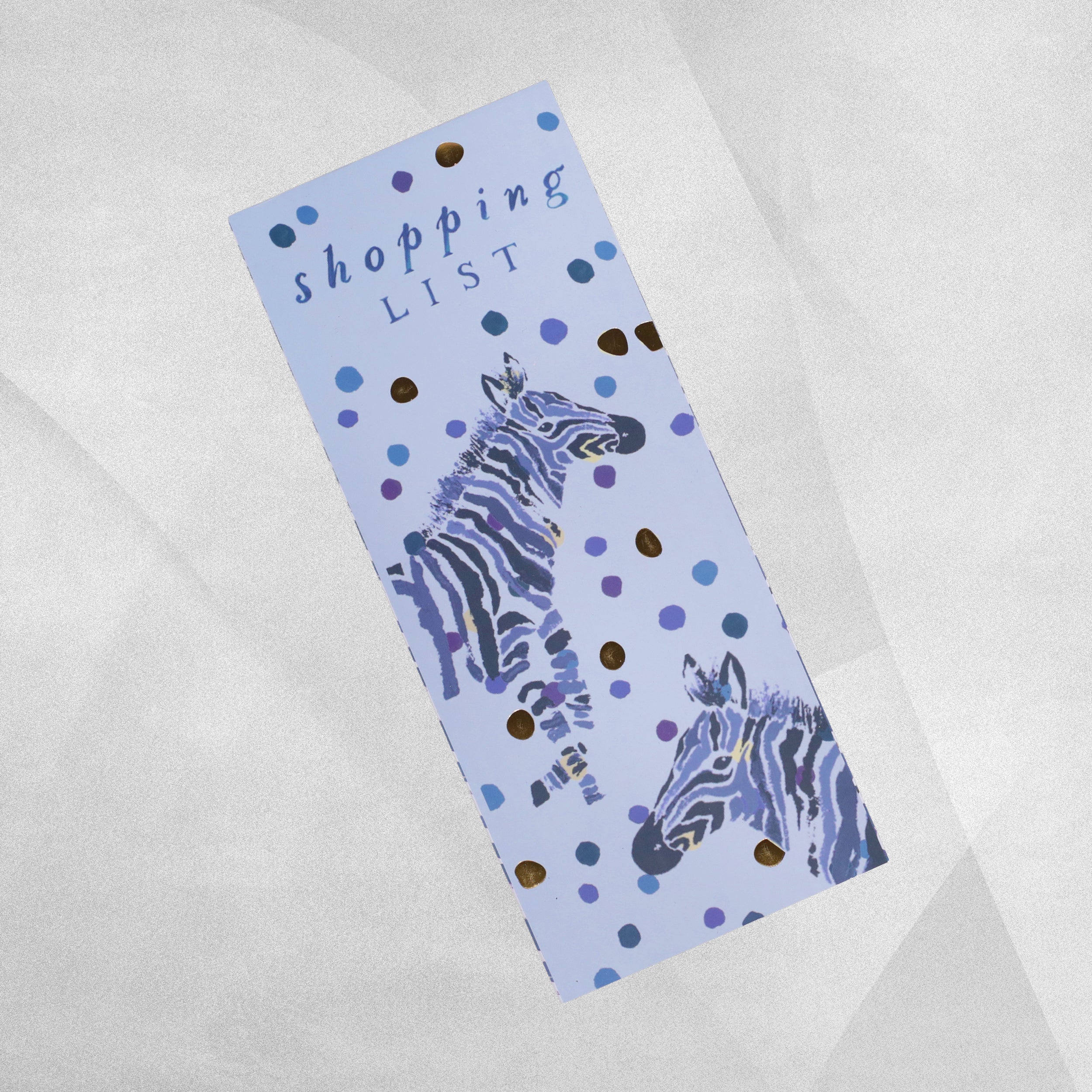 Hotchpotch Frida Magnetic Shopping List Zebra