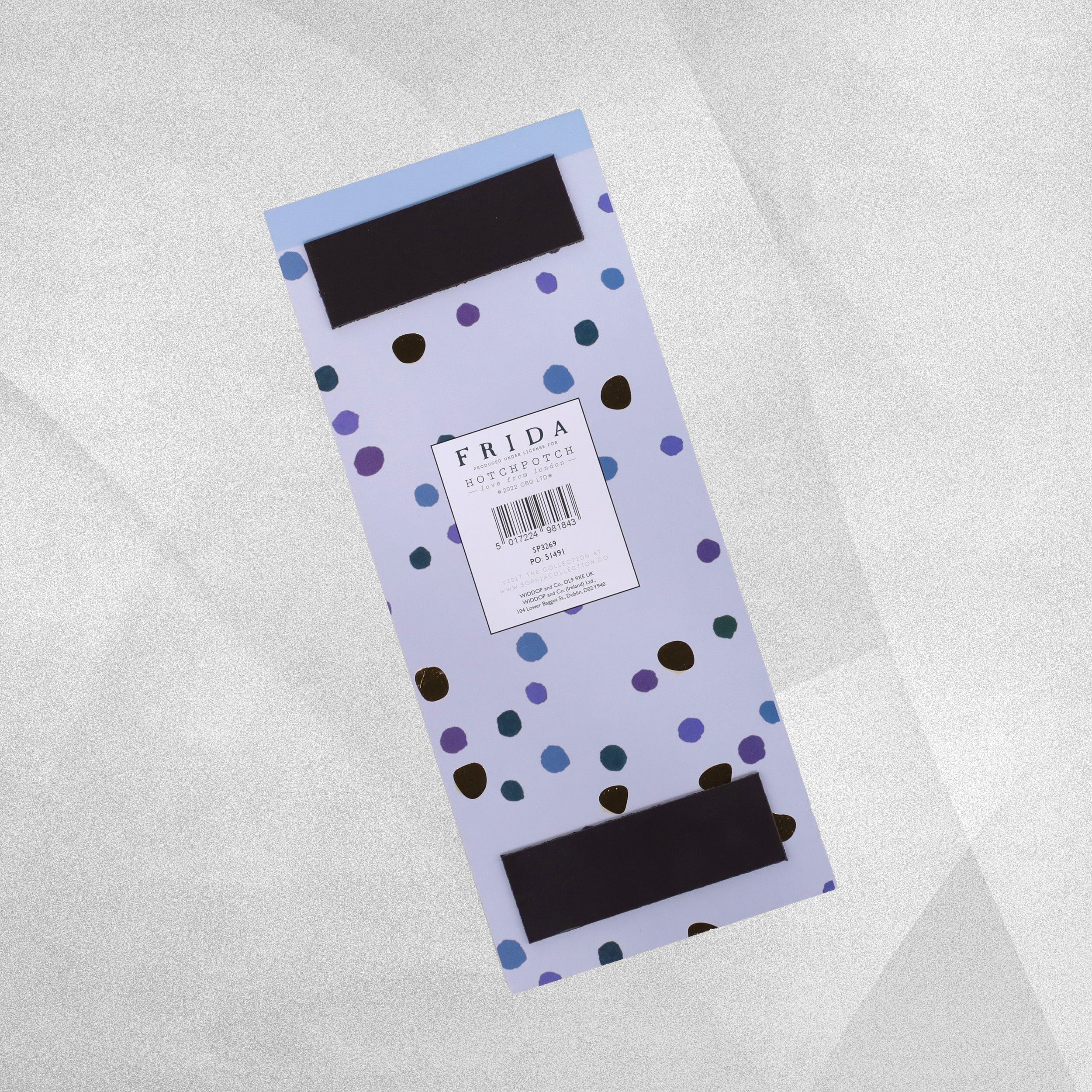 Hotchpotch Frida Magnetic Shopping List Zebra
