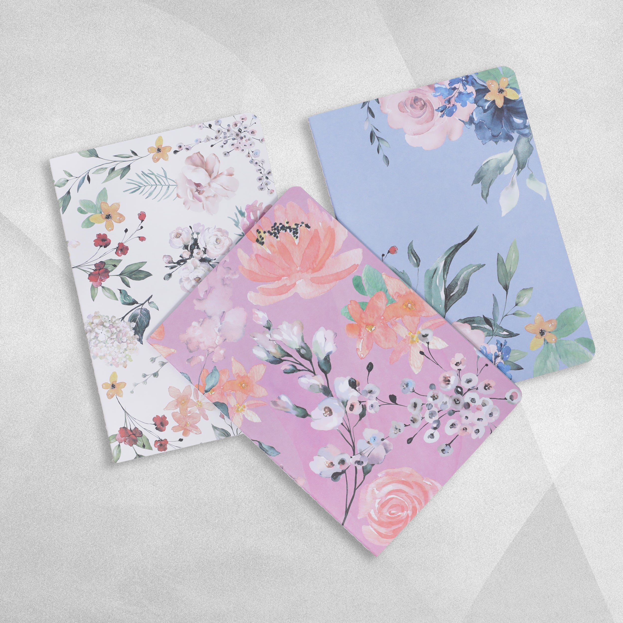 Sophia Floral Set of 3 Note Books A5