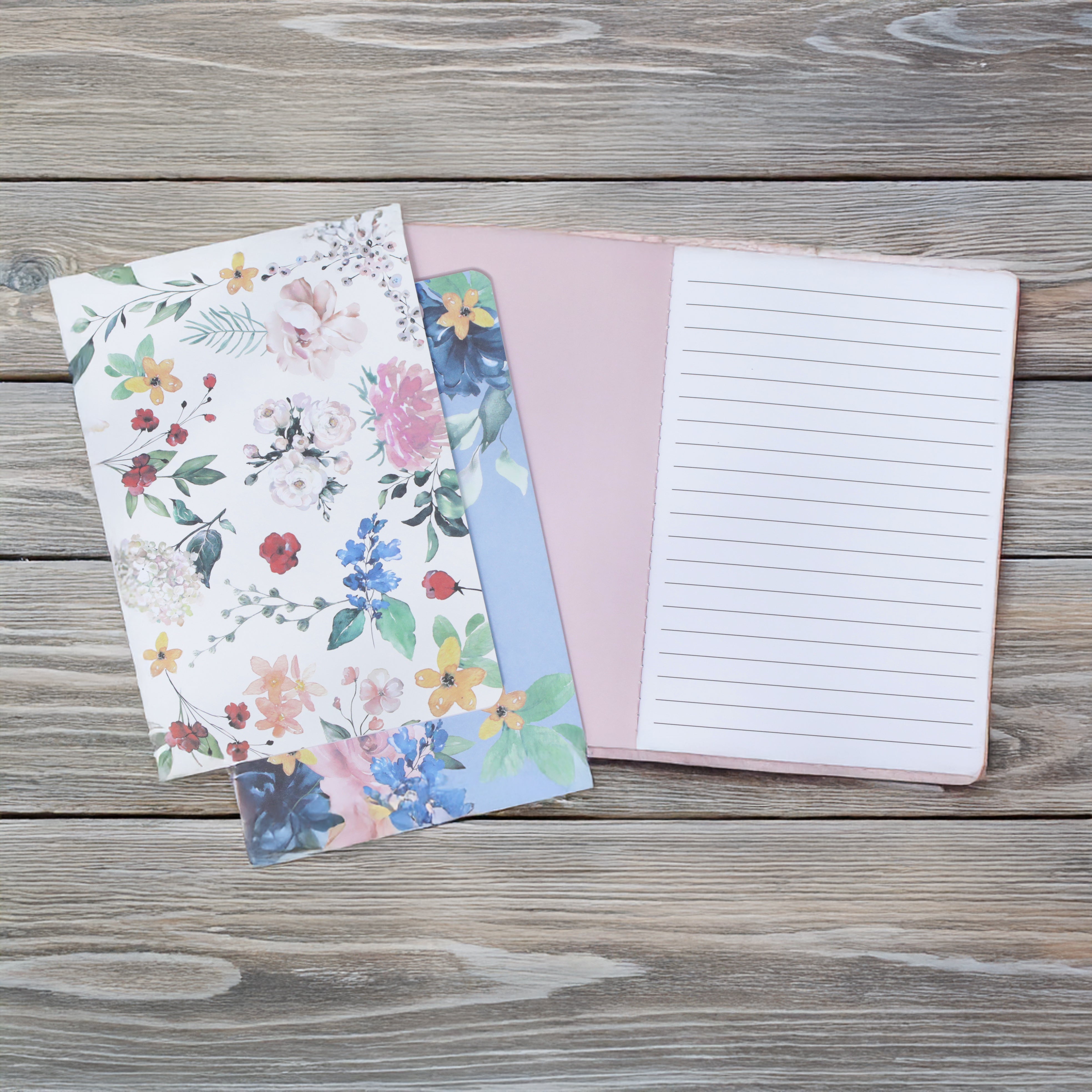 Sophia Floral Set of 3 Note Books A5