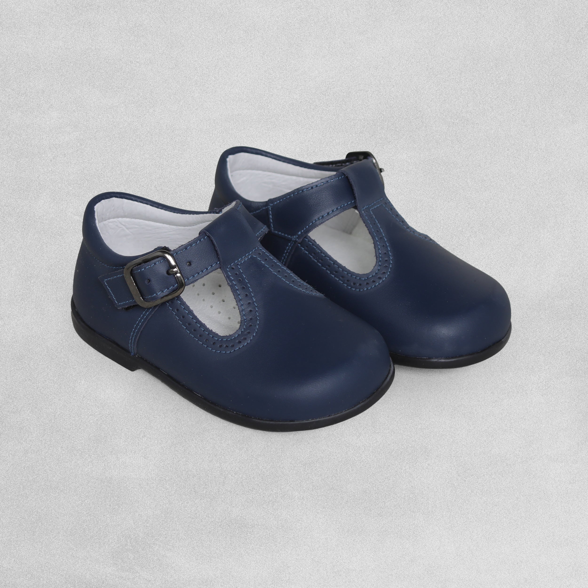 Shoeting Stars Slate Blue Shoes with Buckle