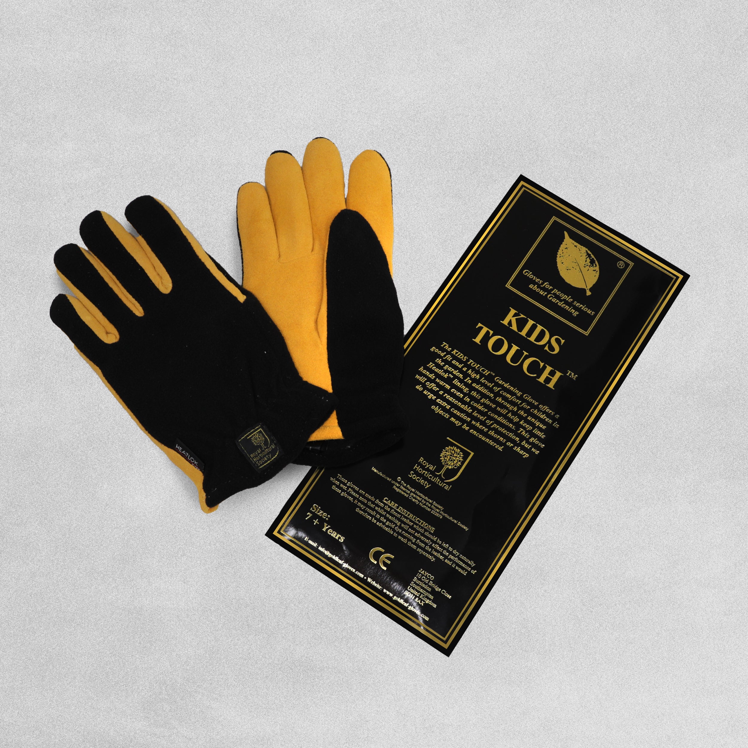 Gold Leaf Kids Touch Gloves