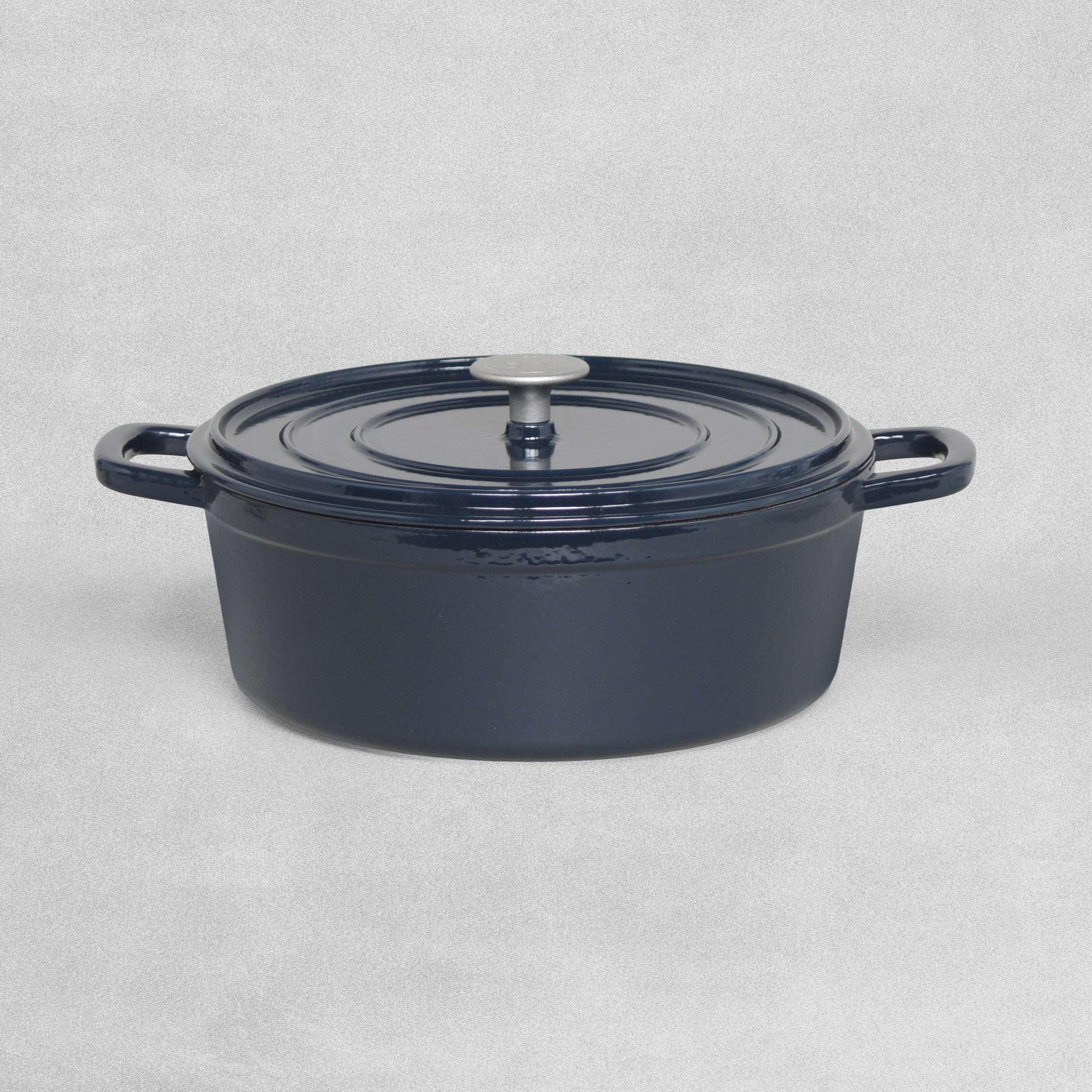 M&S Tom Kerridge Cast Iron Casserole Dish 27cm 4.8 Litres Navy Blue