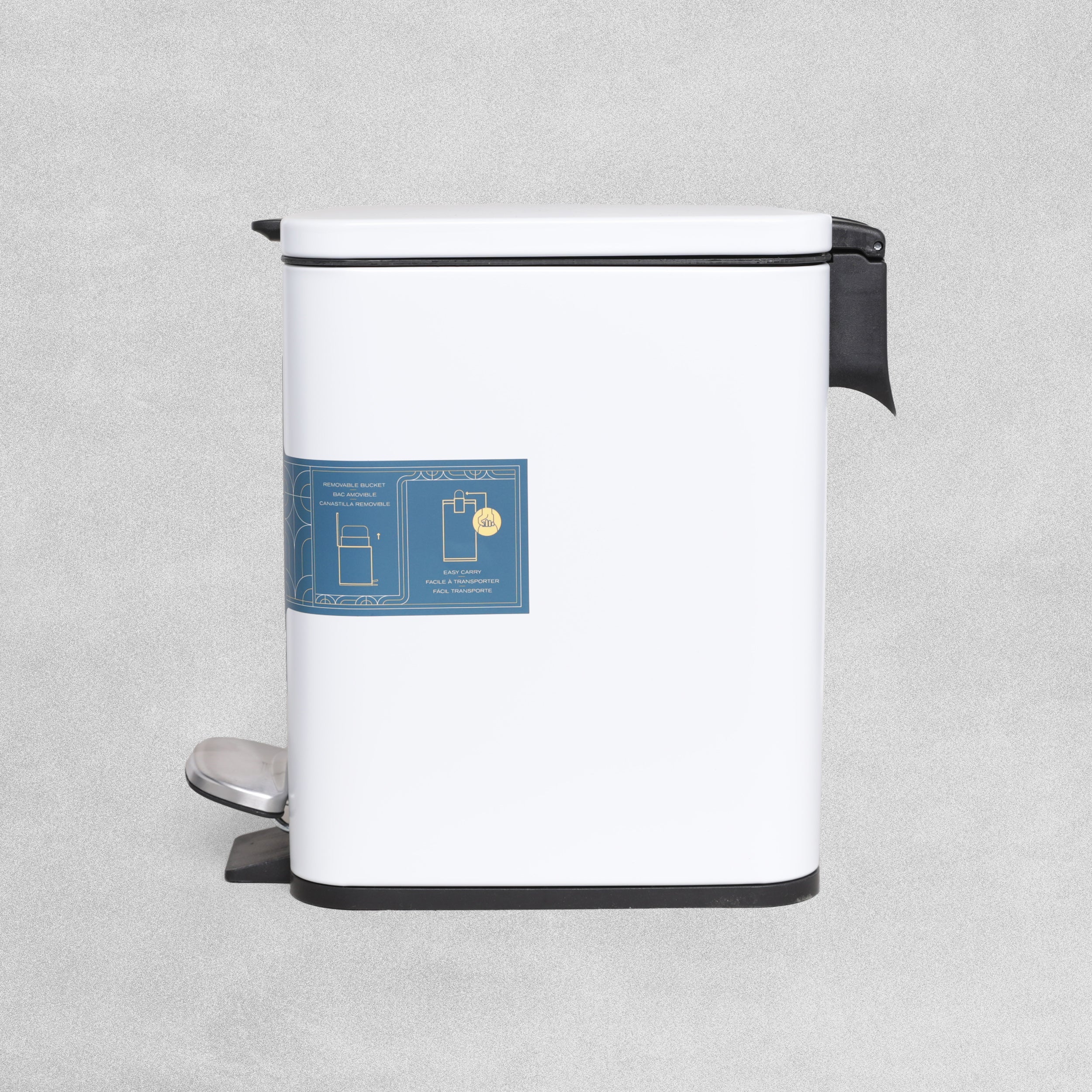 MooreField Soft Close Step Bin - rectangle