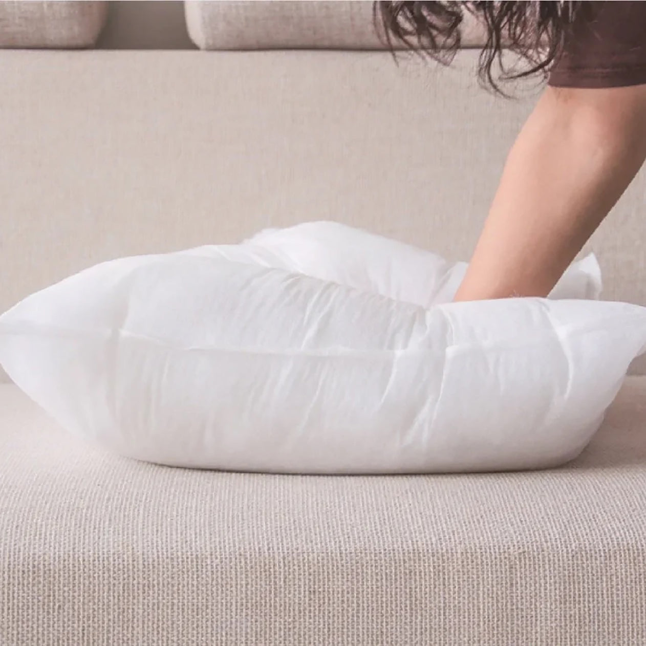 Hollow fibre Cushion Pads / filling - 2 pack