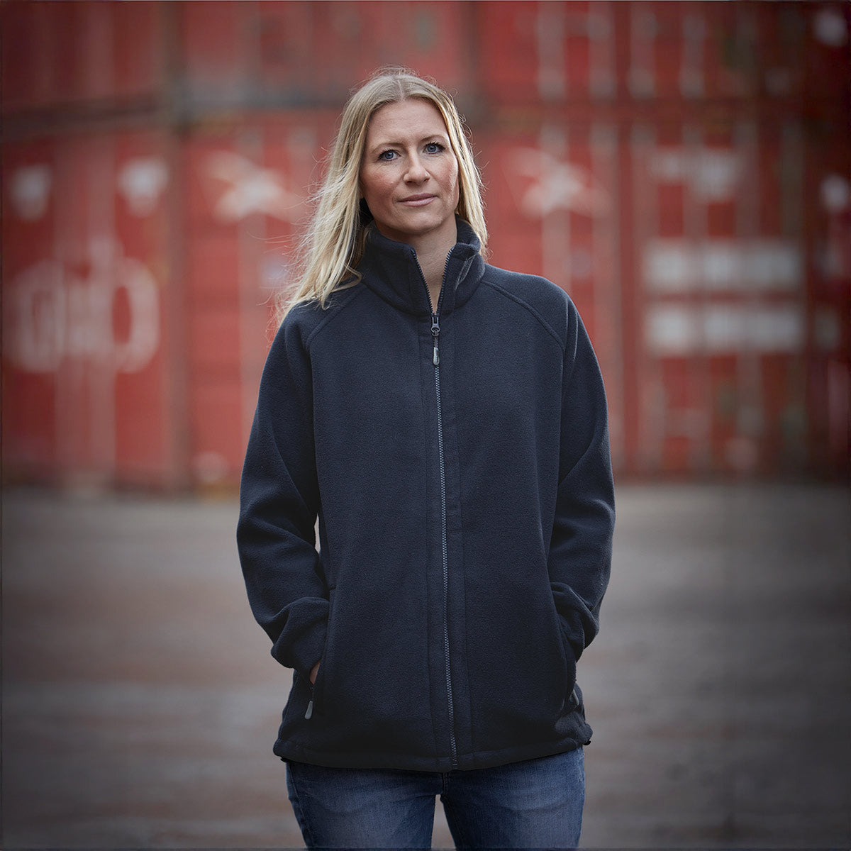 Trojan Ladies Glacier Winter Fleece Walking Jacket - Black small ladies
