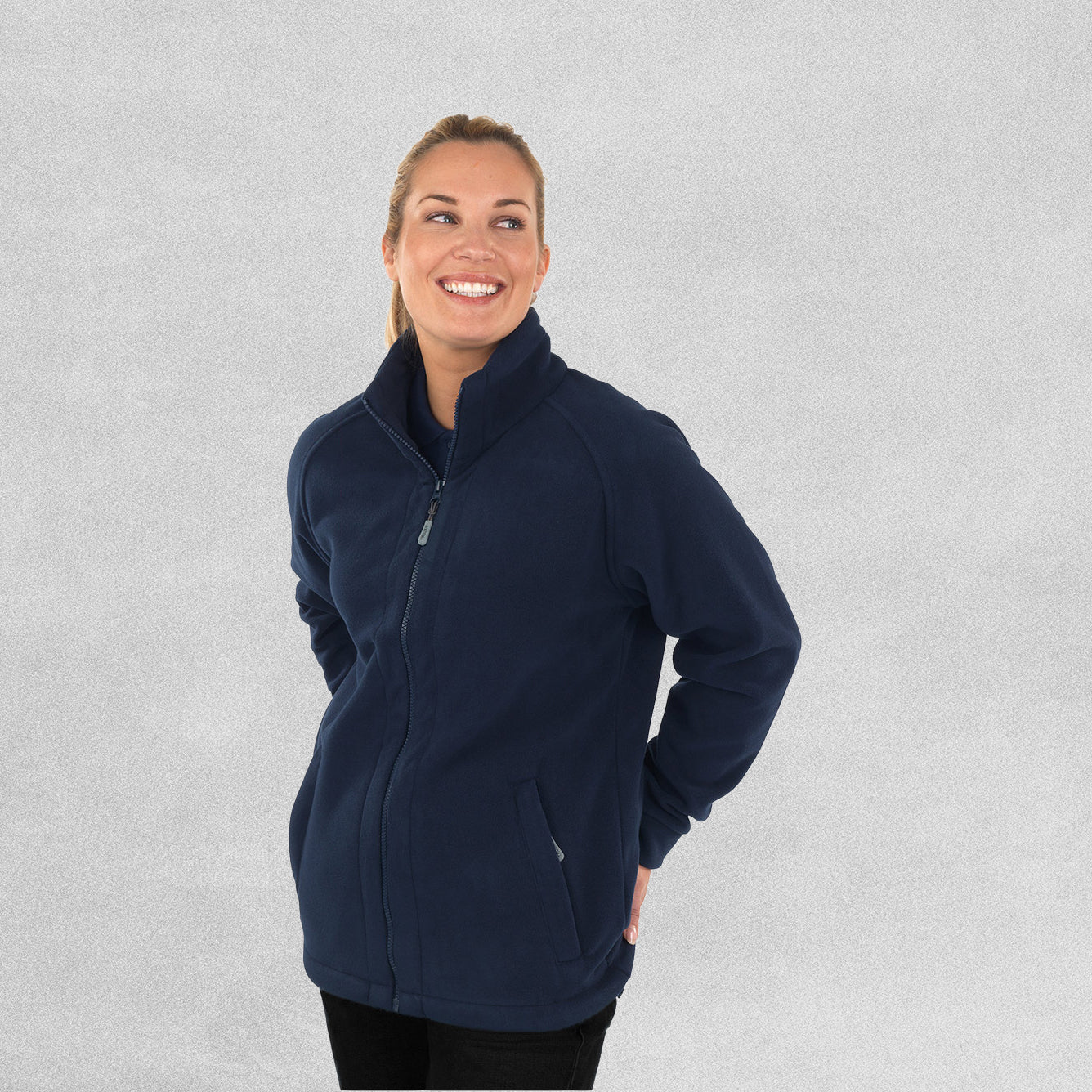Trojan Ladies Glacier Winter Fleece Walking Jacket - Black small ladies