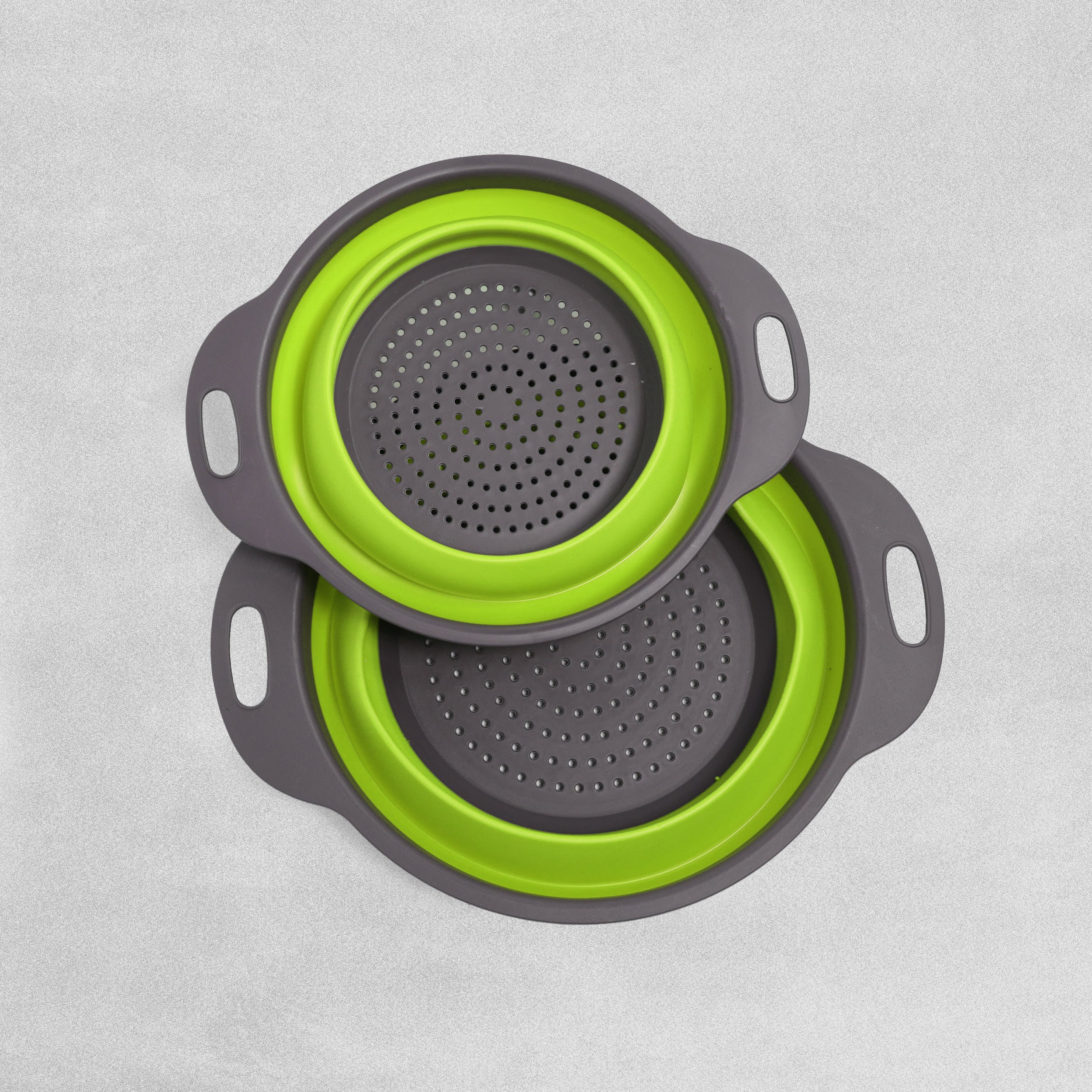 Collapsible Colanders Pair - Various Colours Available