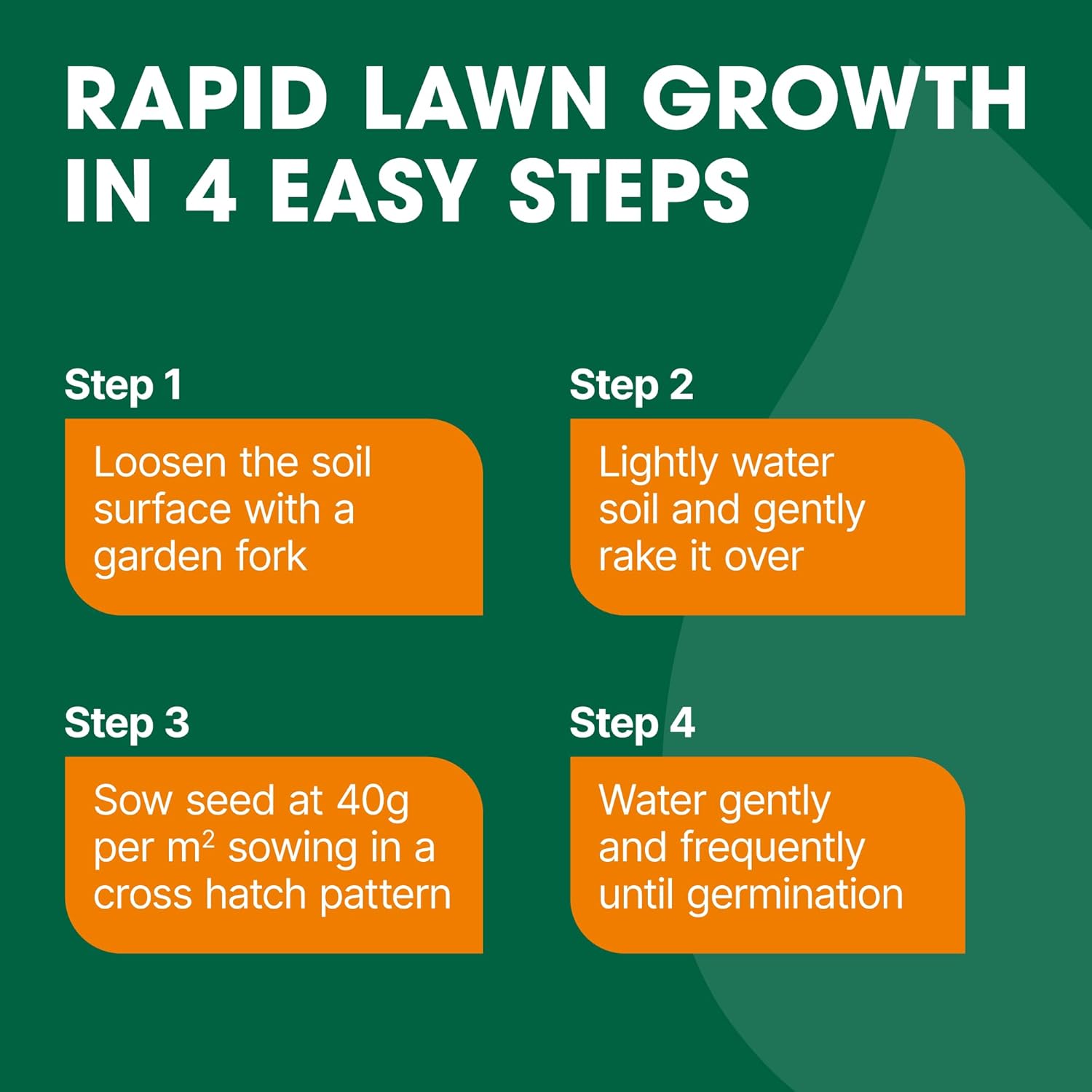 Doff Easy Start Fast Acting Lawn Seed 14sqm 350G