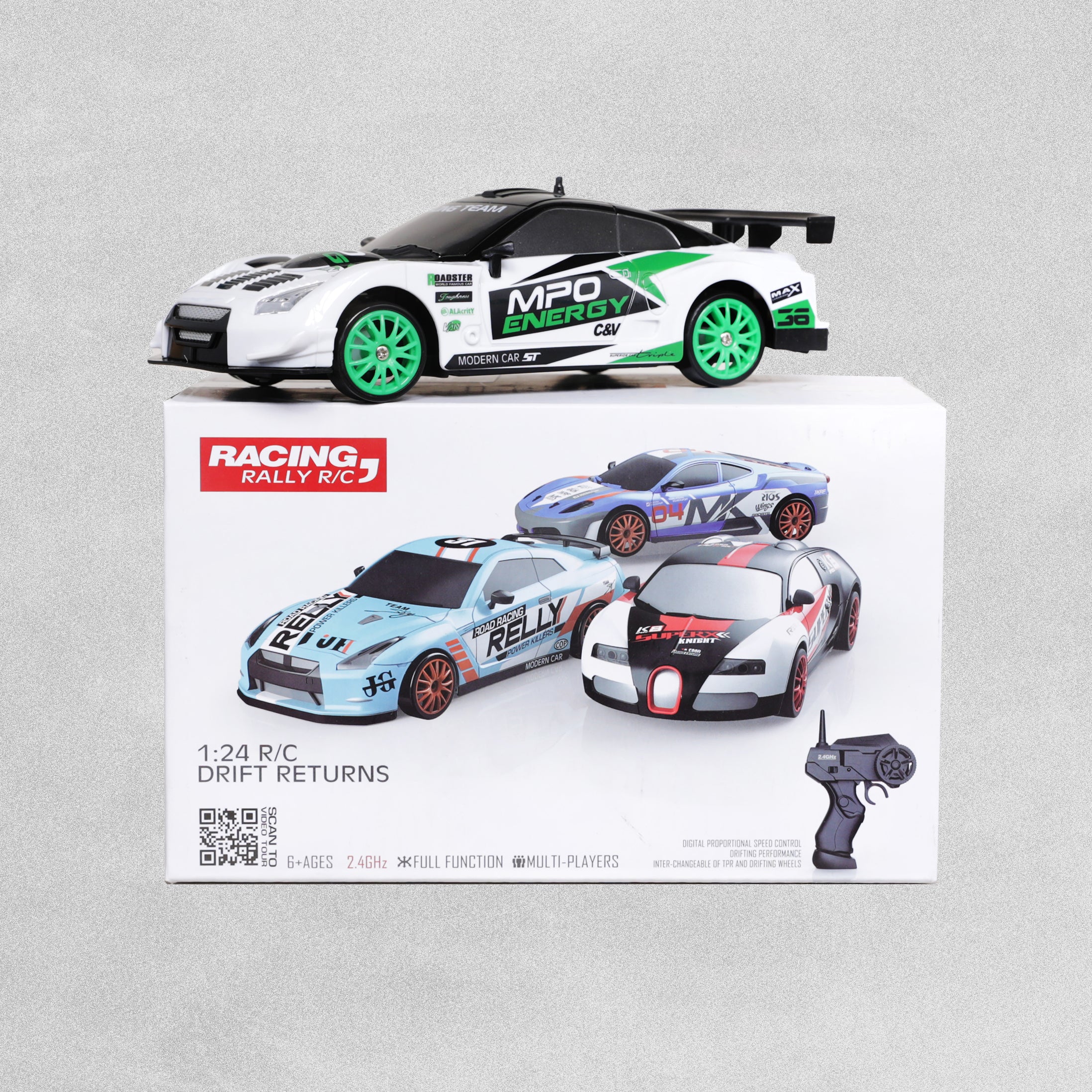 Racing Rally R/C Remote Control Racing Car - Various Colours Available