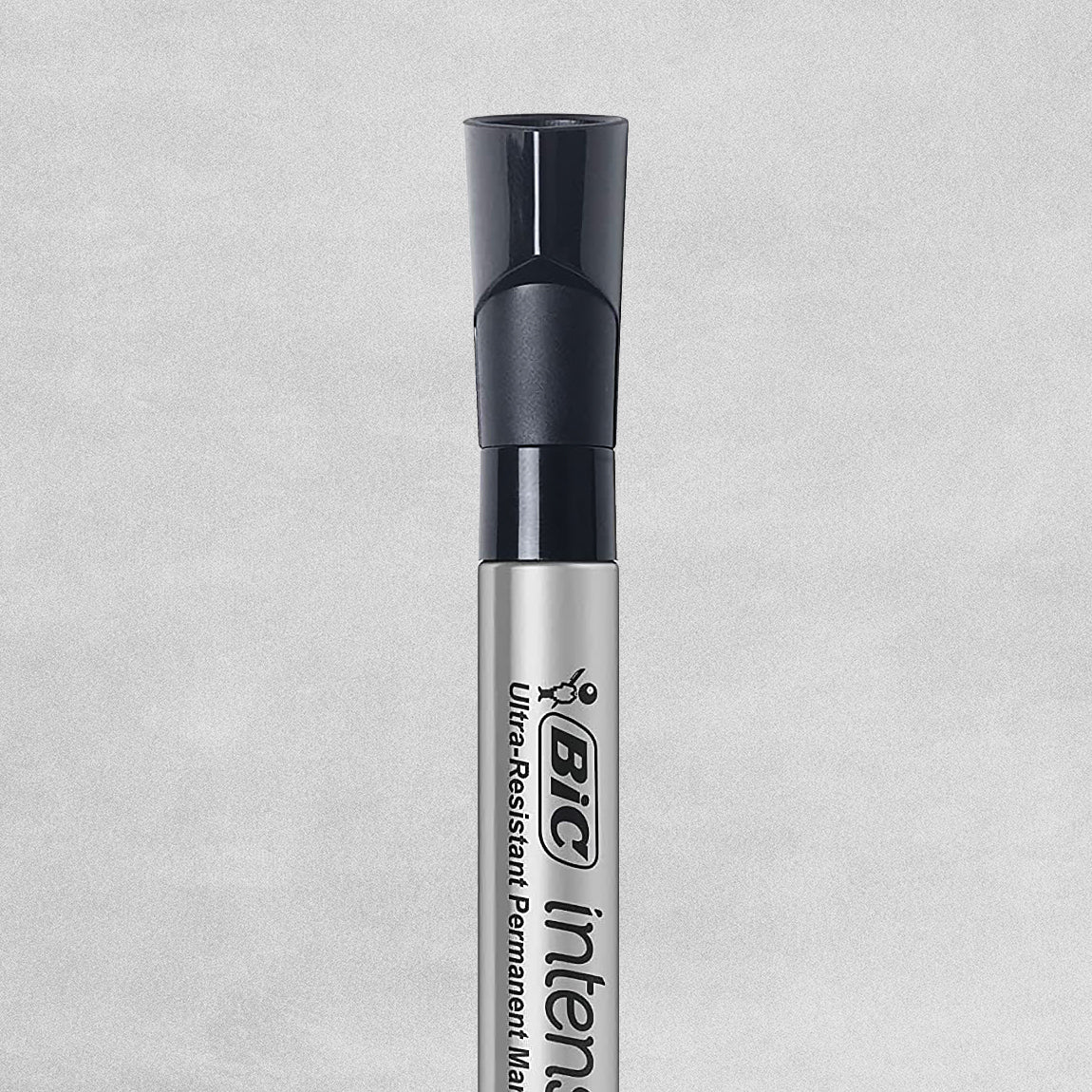 Bic Intensity Metal Pro Black Permanent Marker Pens 2pk