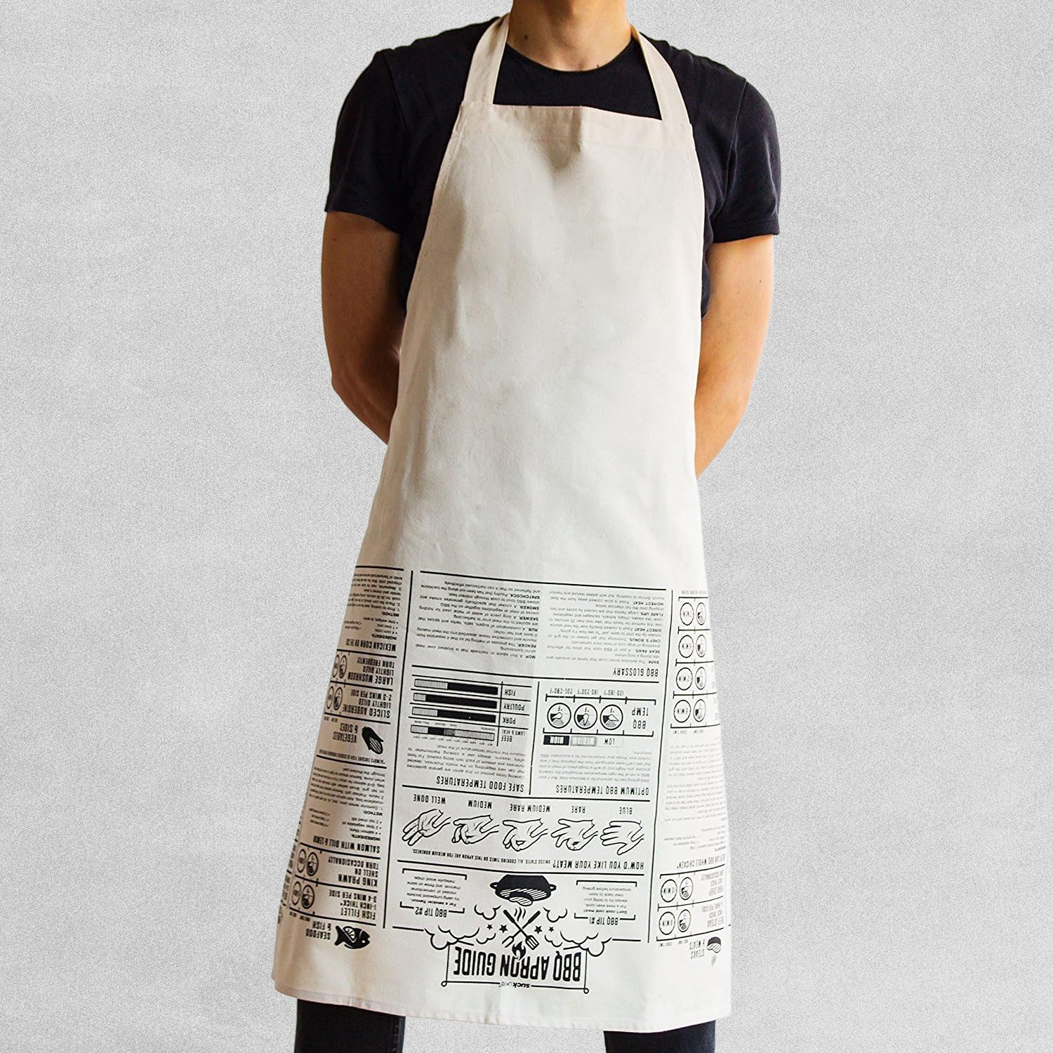 BBQ Apron Cooking Guides Full Length