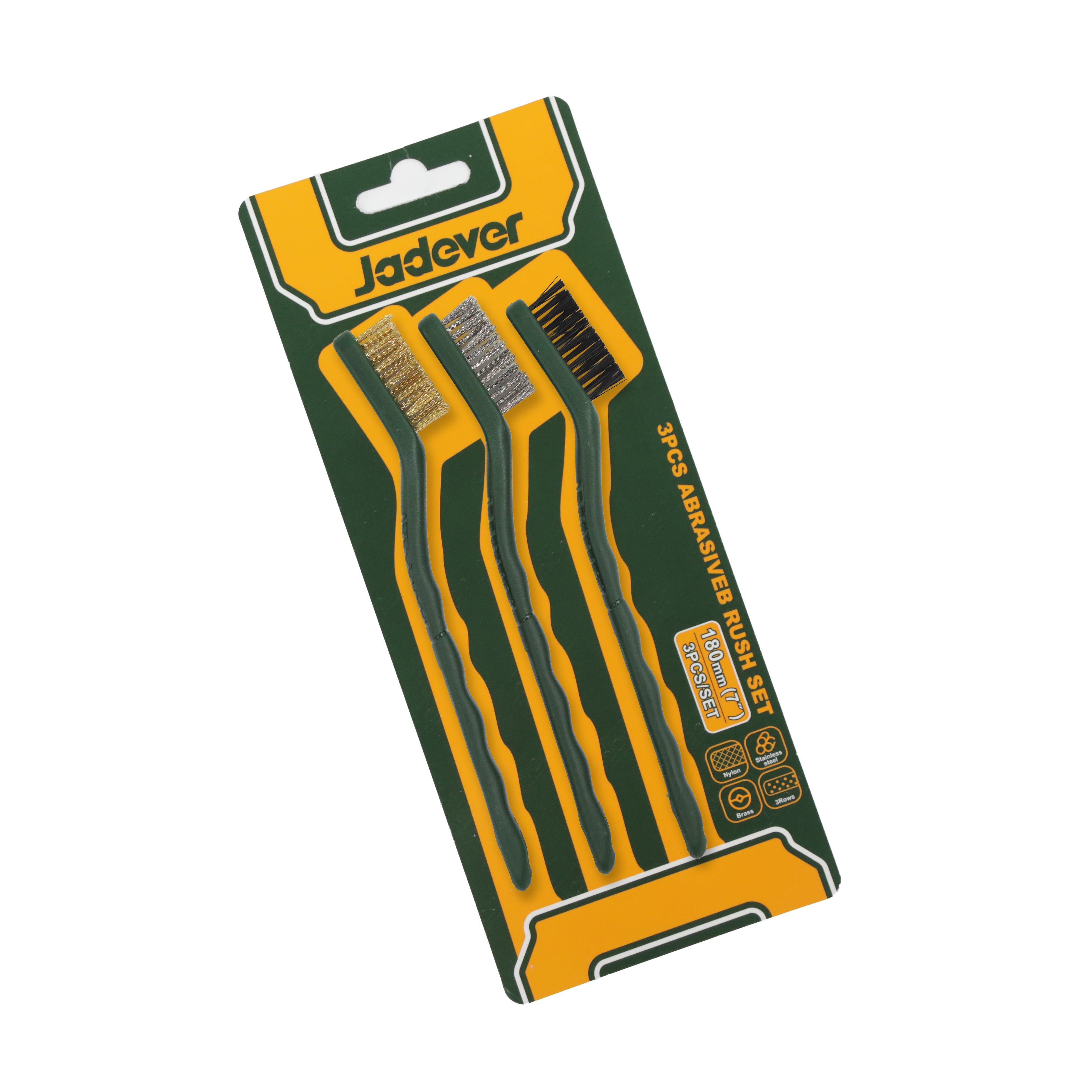 Jadever Abrasive Brush Set of 3 - 7 "