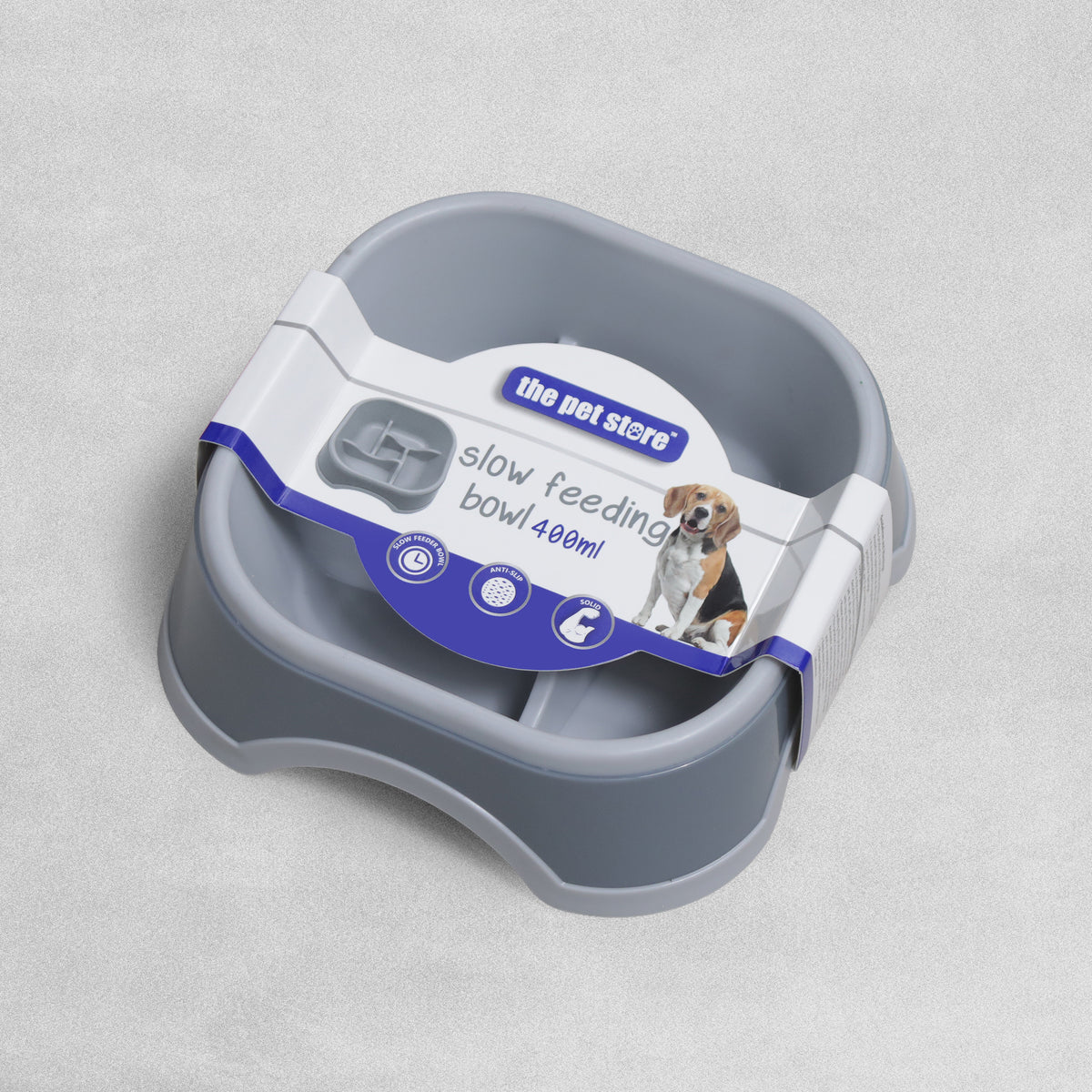 The Pet Store 400ml Slow Feeding Dog Bowl
