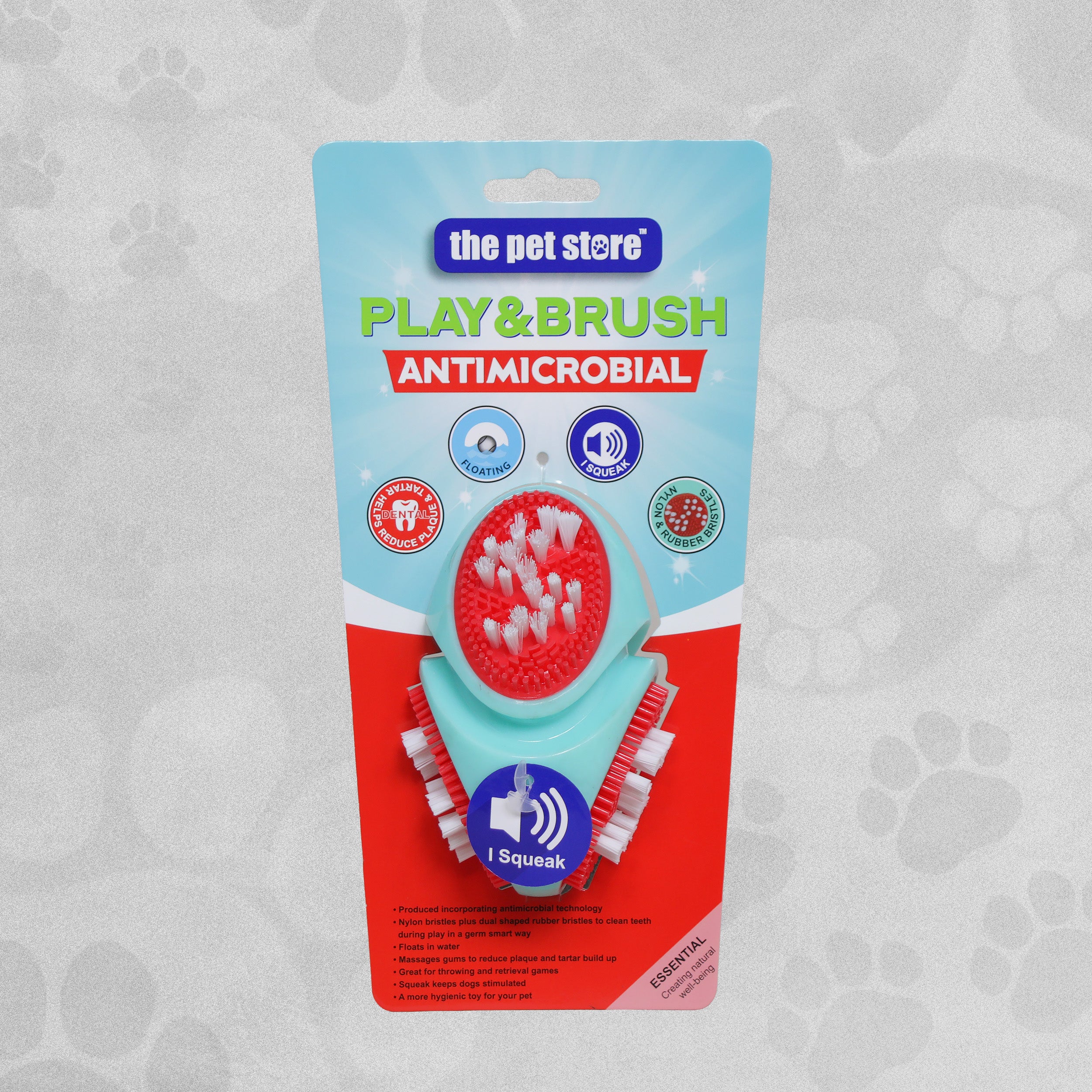 The Pet Store Play & Brush Antimicrobial Dog Toy