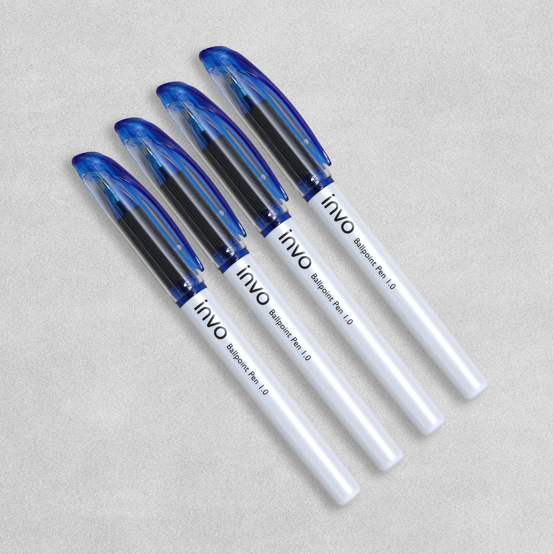 INVO Ballpoint Pen 1.00mm Blue X4