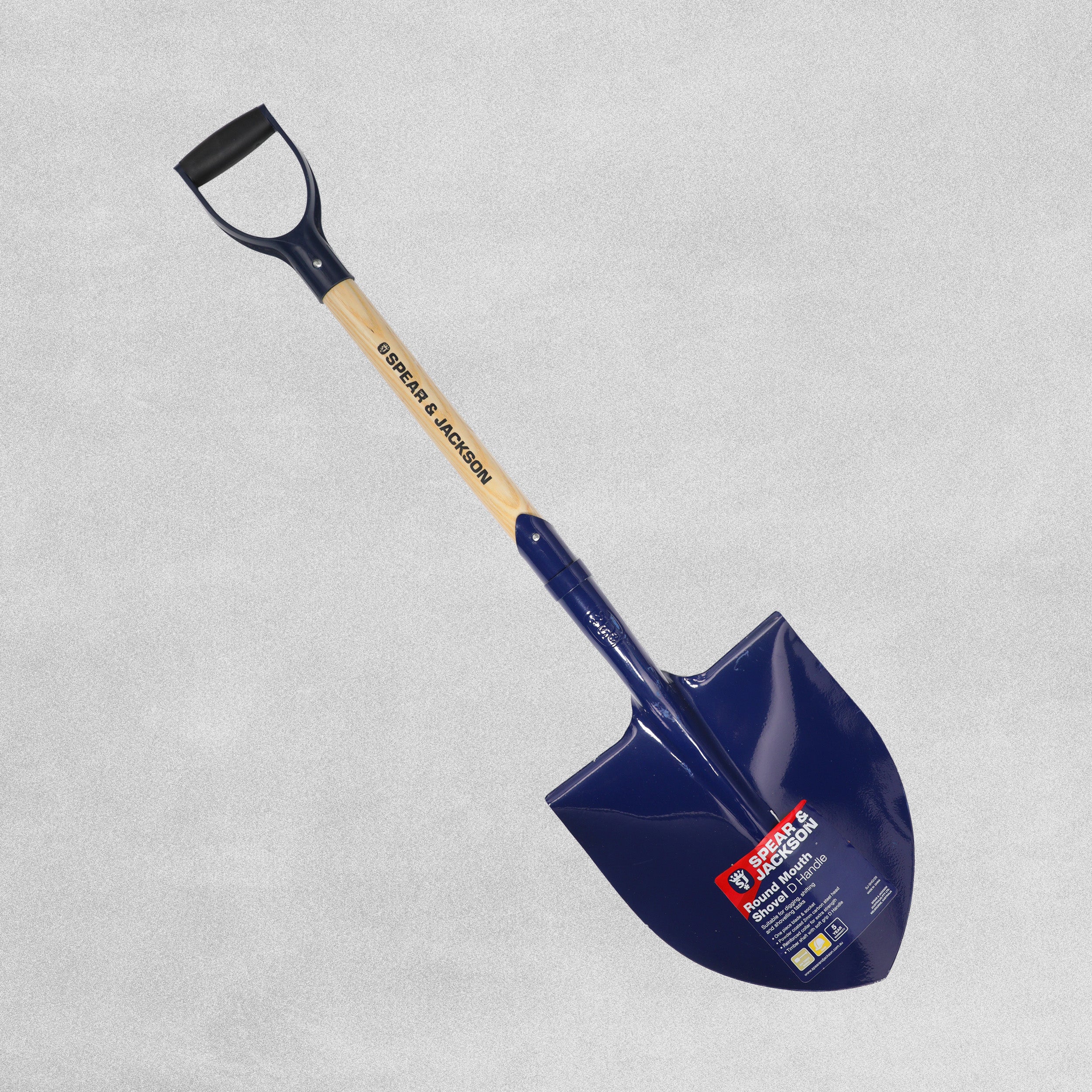 Spear & Jackson County Round Mouth Shovel D Handle