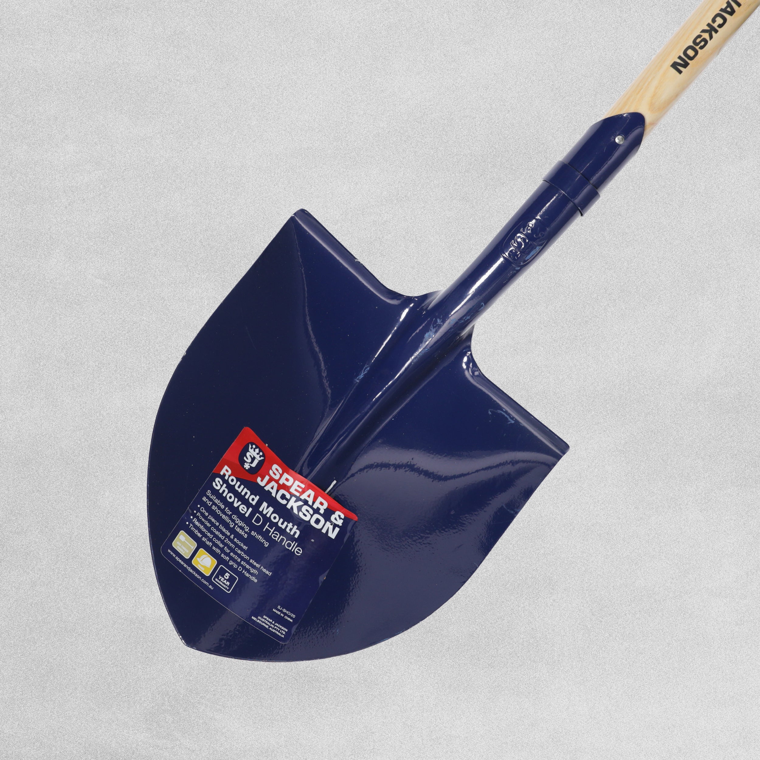 Spear & Jackson County Round Mouth Shovel D Handle