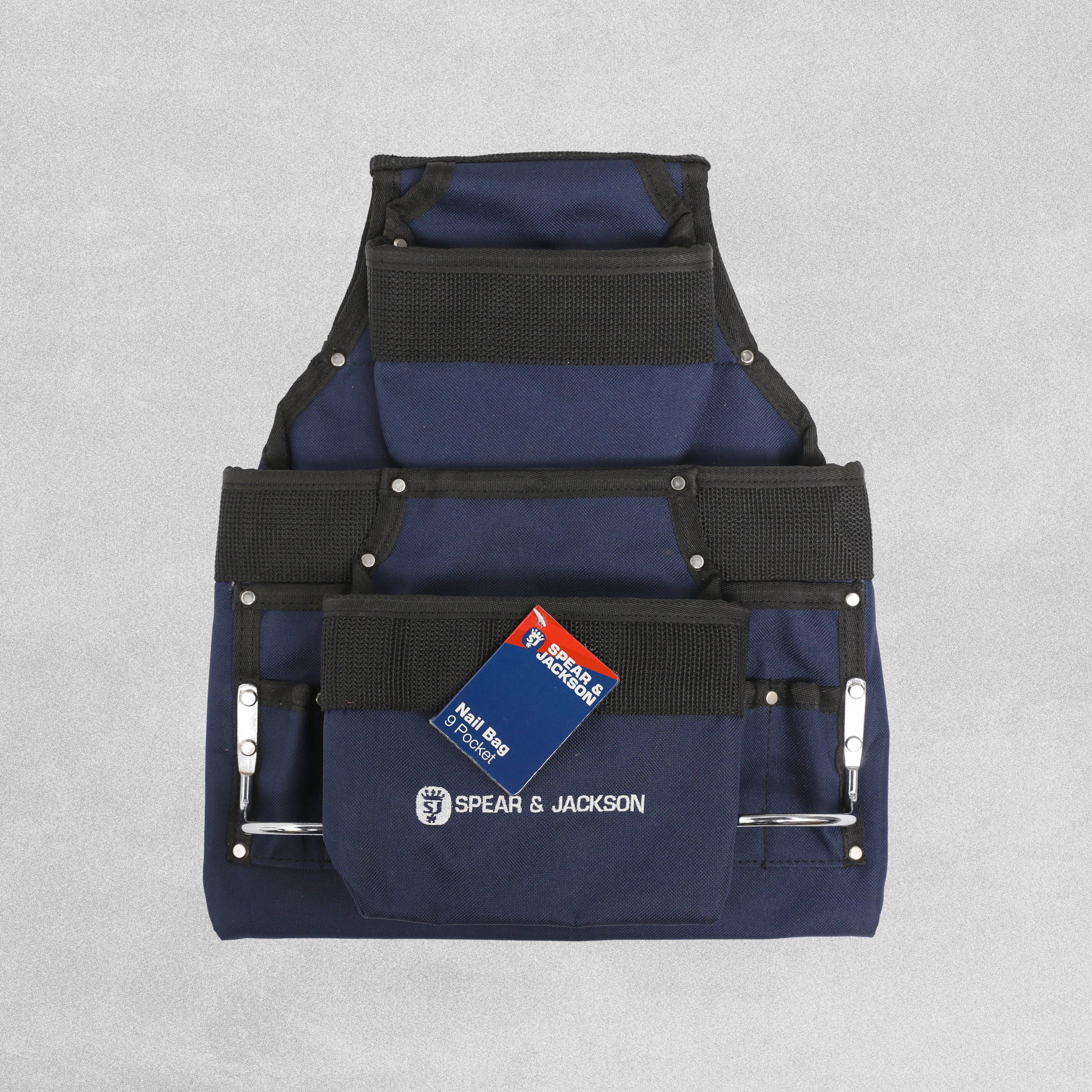 Spear & Jackson 9 Pocket Nail Bag