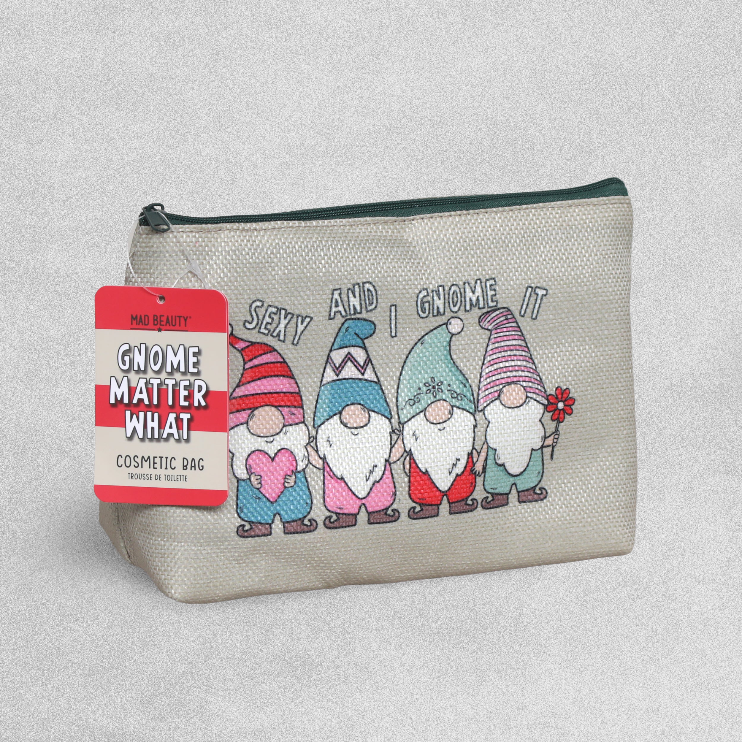 Mad Beauty Gnome Matter What Cosmetic Bag