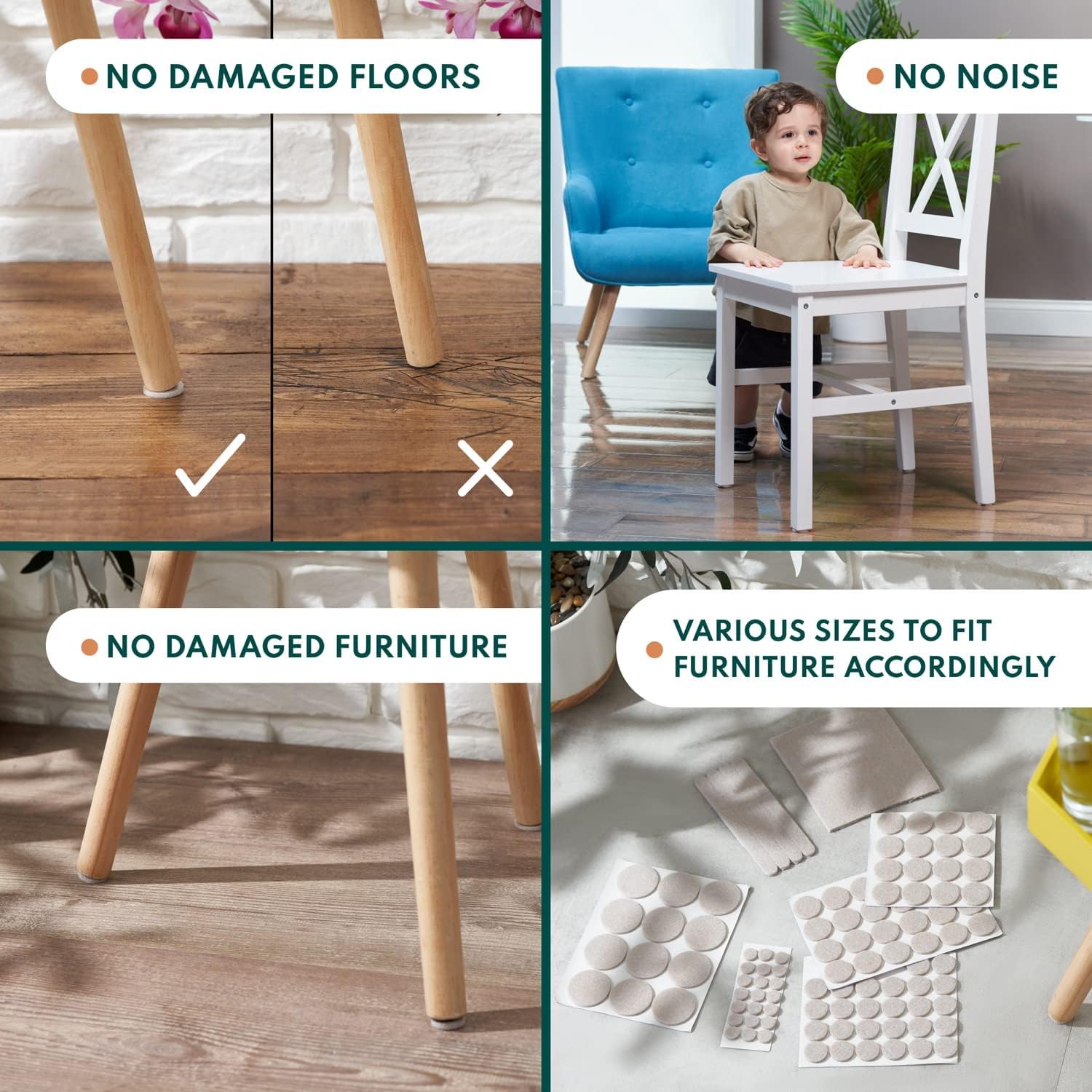 Arcedus Furniture Pads - Various Pack Sizes Available