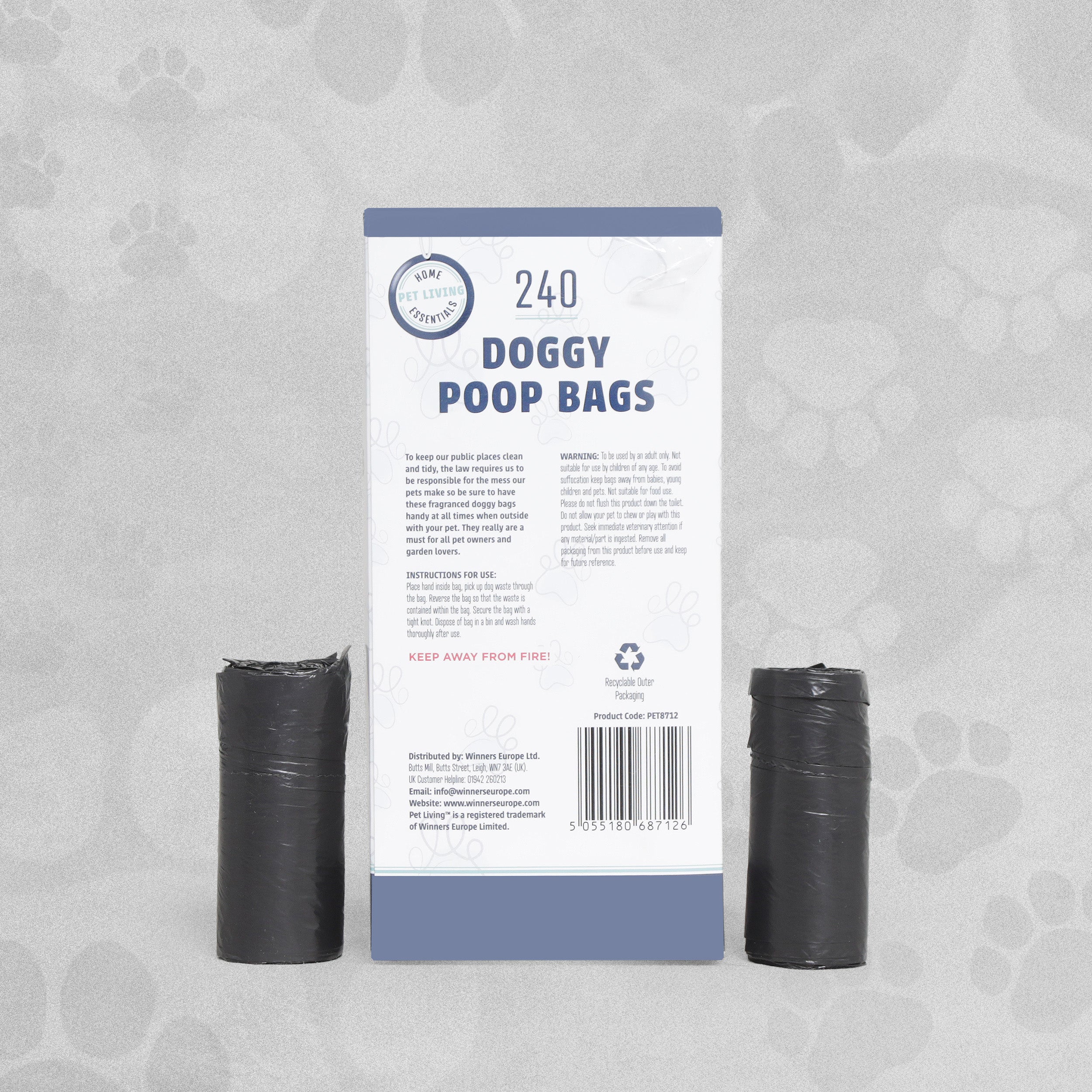 Home Essentials Pet Living Doggy Poop Bags 240