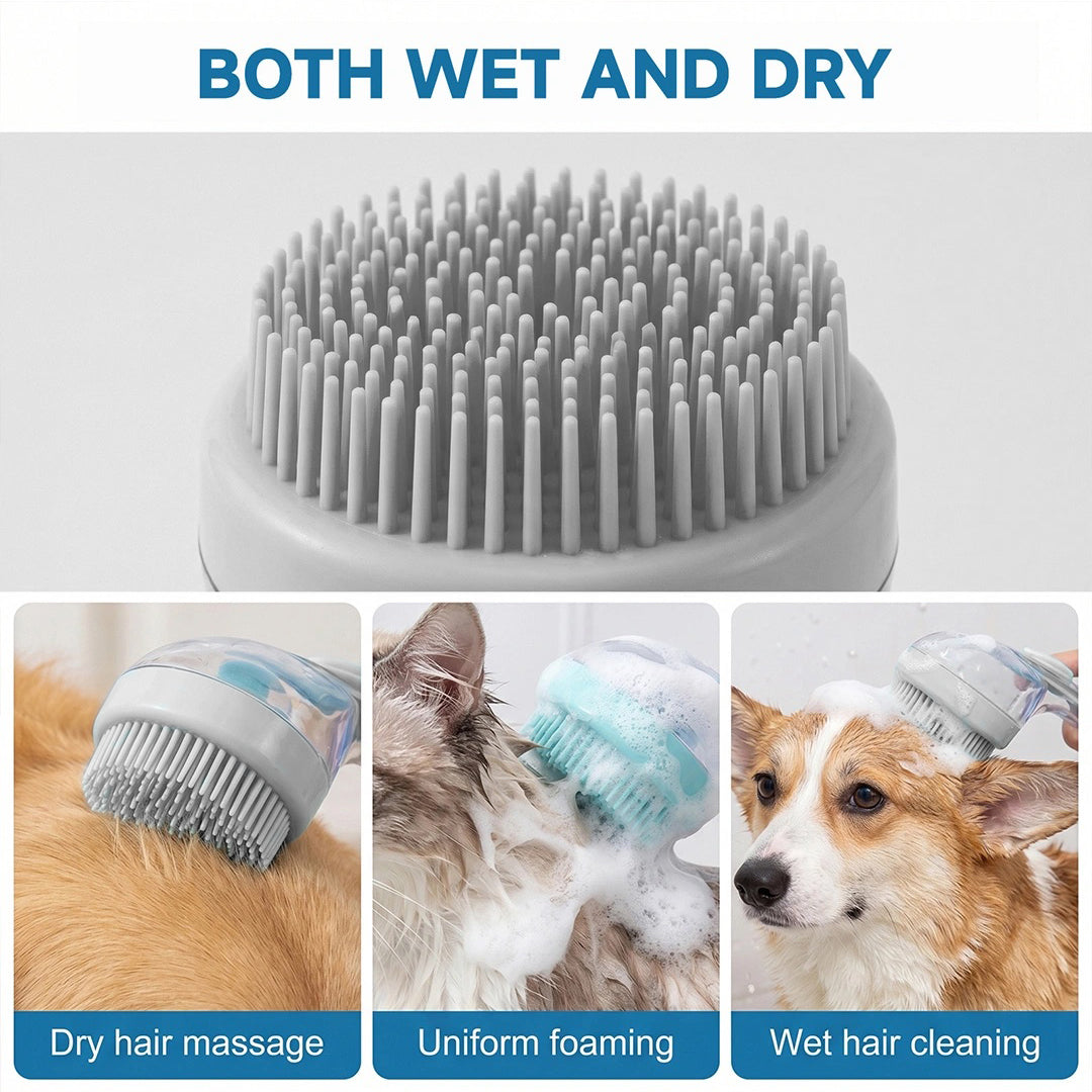 Home Essentials Pet Living 2 in 1 Bath and Groom Brush