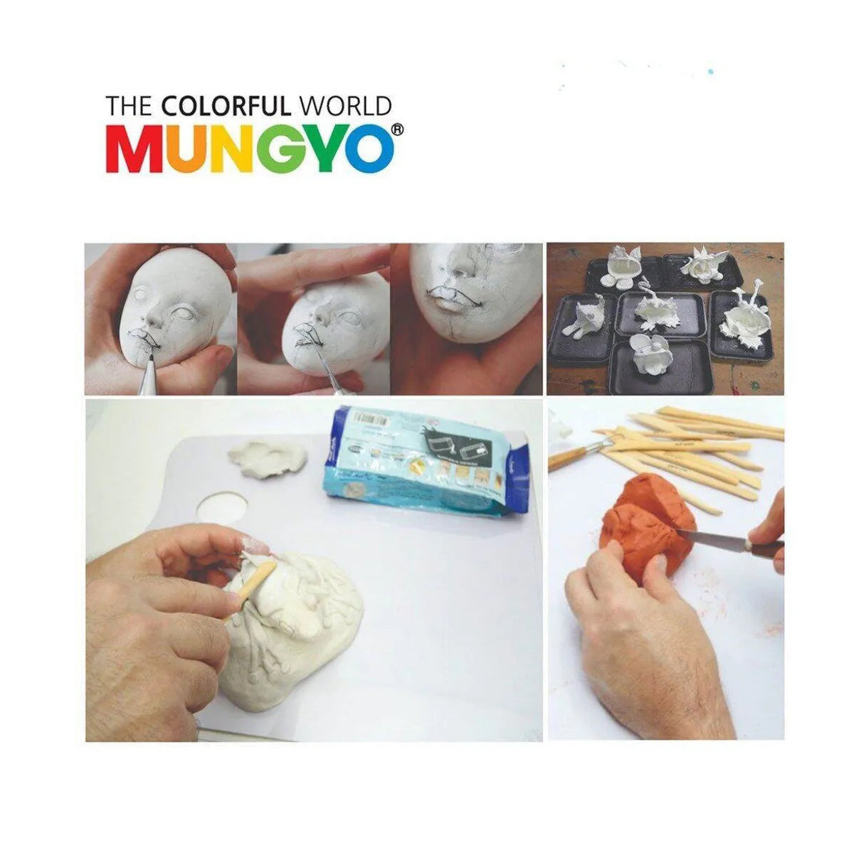Sculpt Dry Air Dry Clay - various sizes and colours