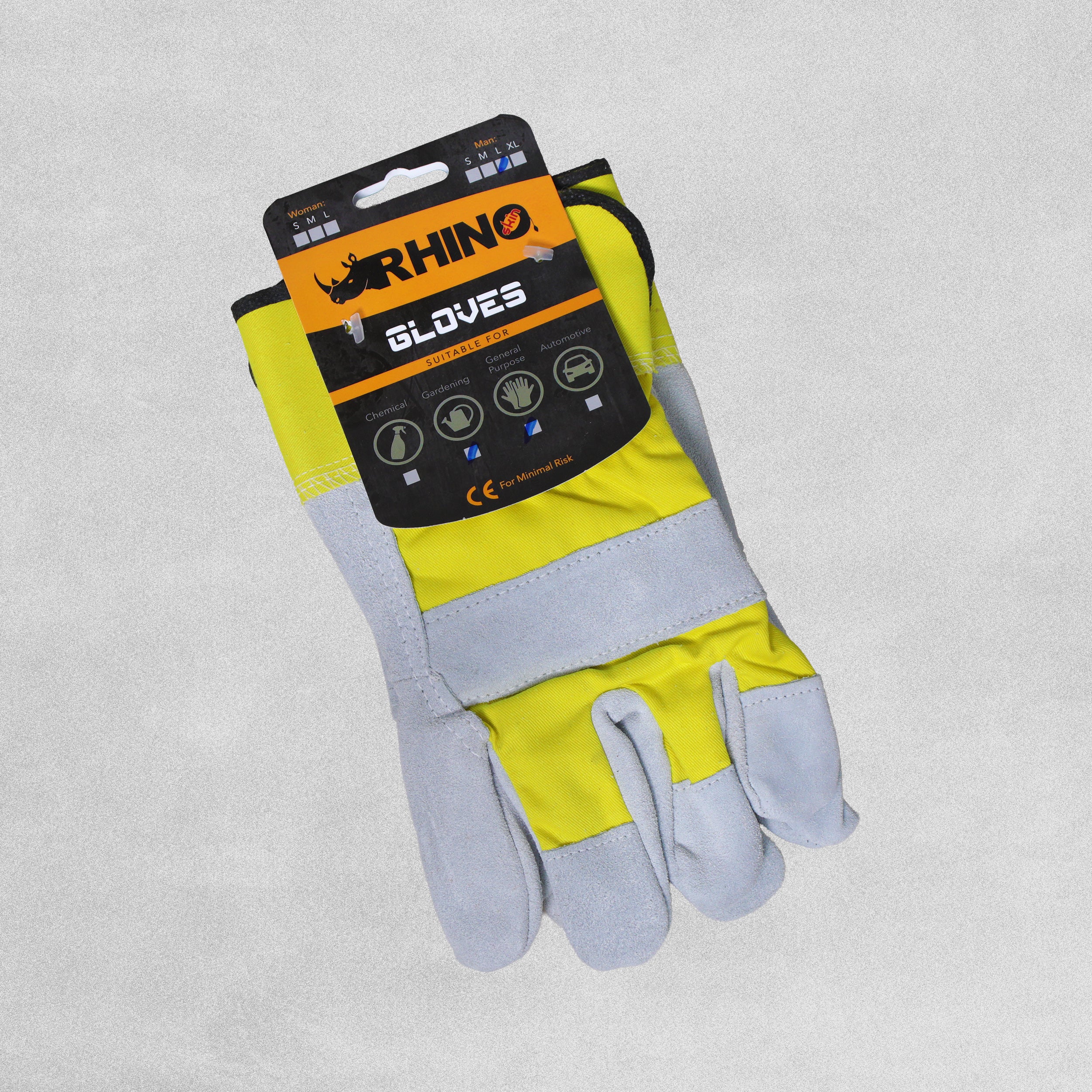 Rhino General Purpose Gloves - various colours and sizes