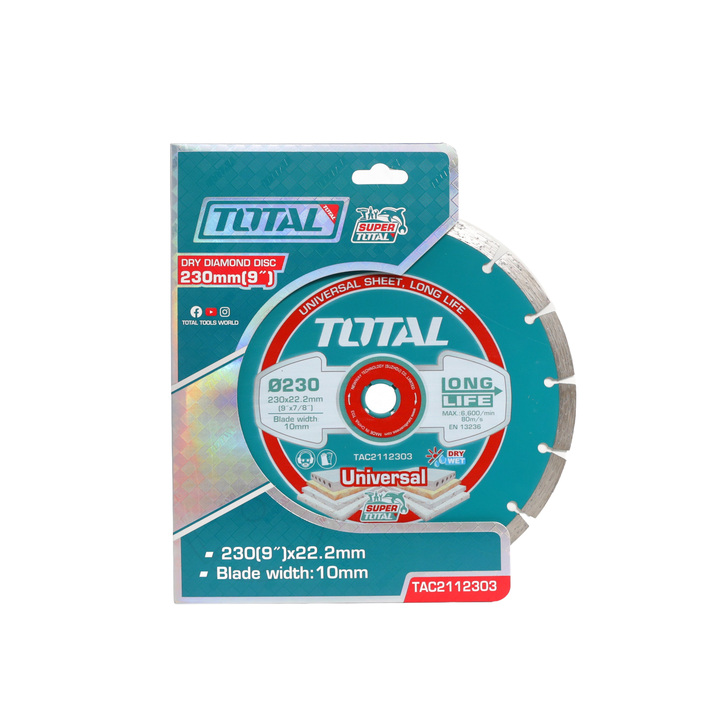 Total Dry Diamond Disc - 230mm - TAC2112303