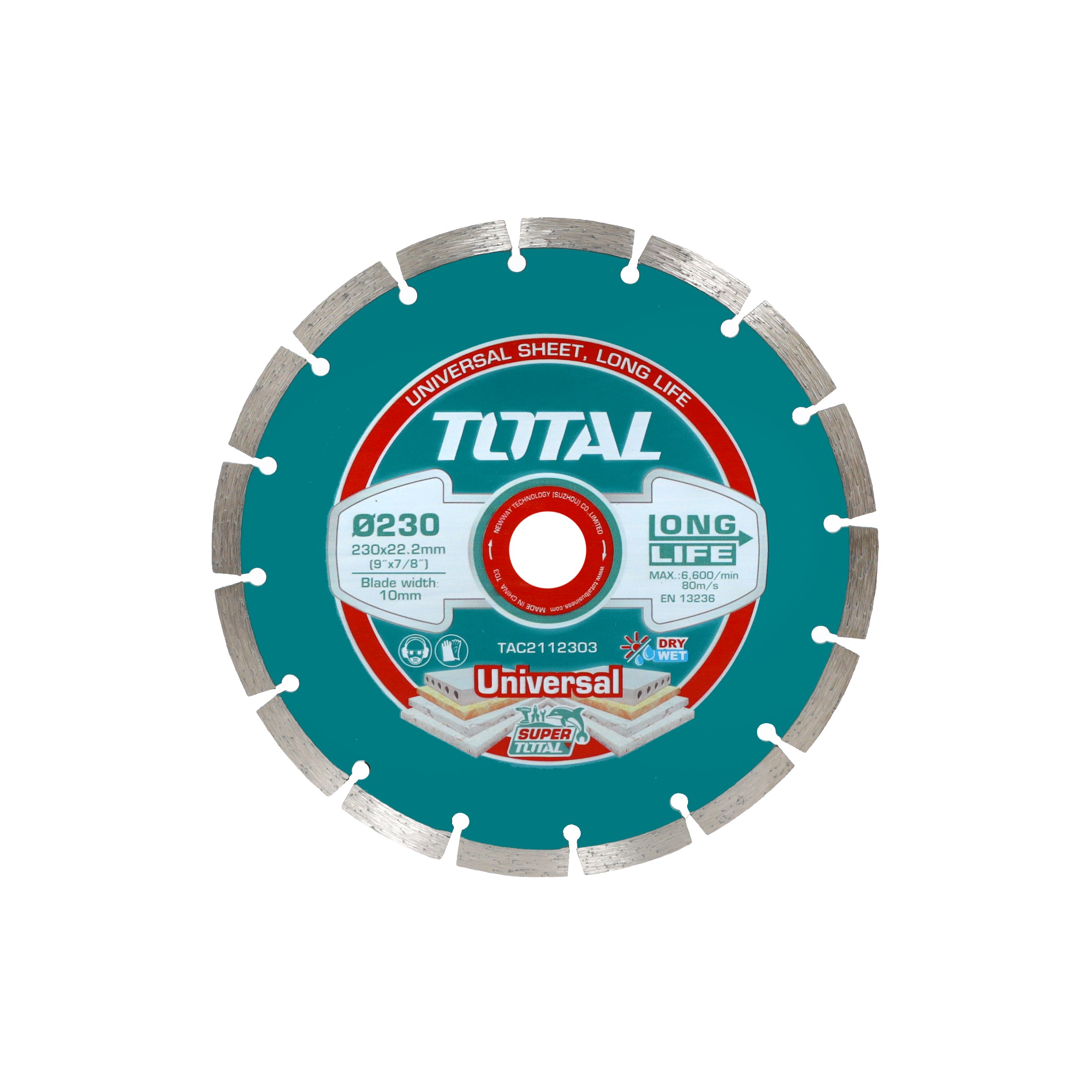 Total Dry Diamond Disc - 230mm - TAC2112303
