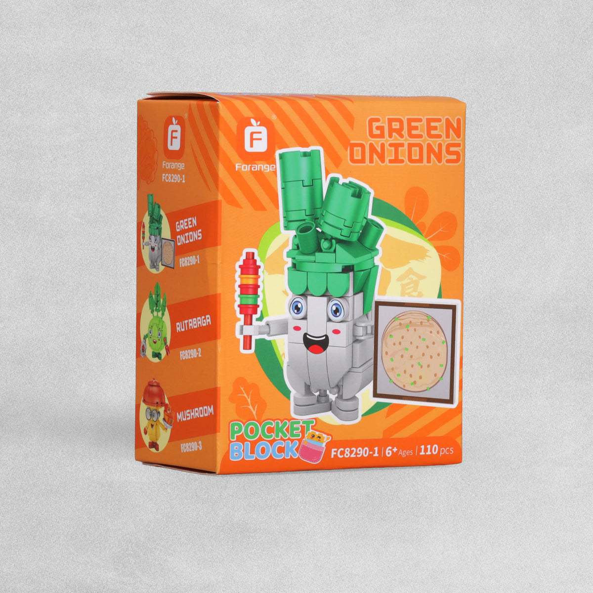 Pocket Block Vegetables 113pc - Assorted Designs