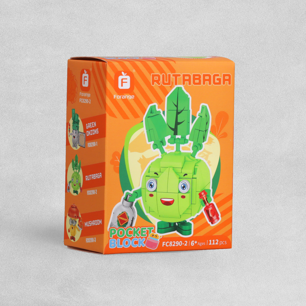 Pocket Block Vegetables 113pc - Assorted Designs