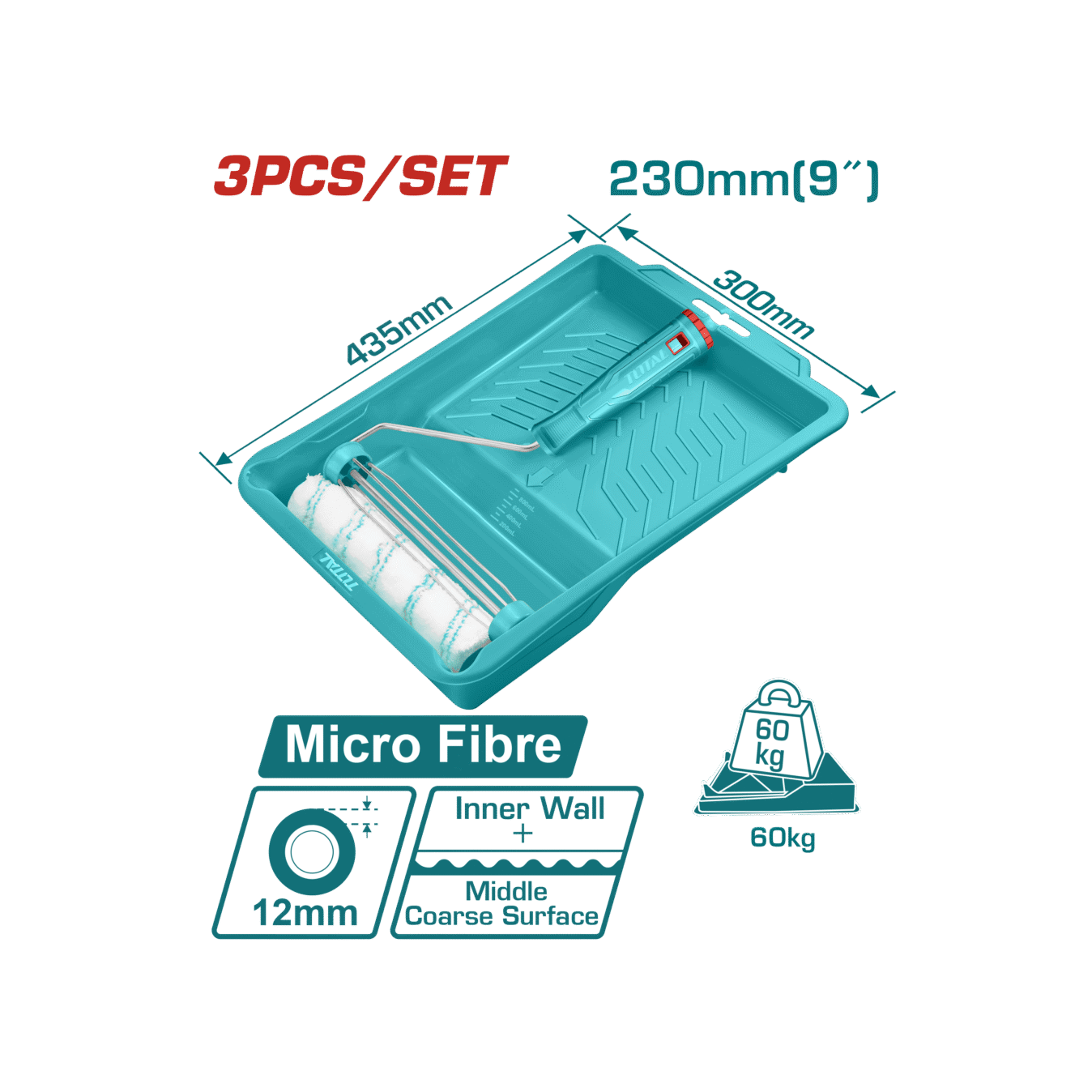 Total Cylinder 3-In-1 Brush Set (Inner Wall) - THT811230912