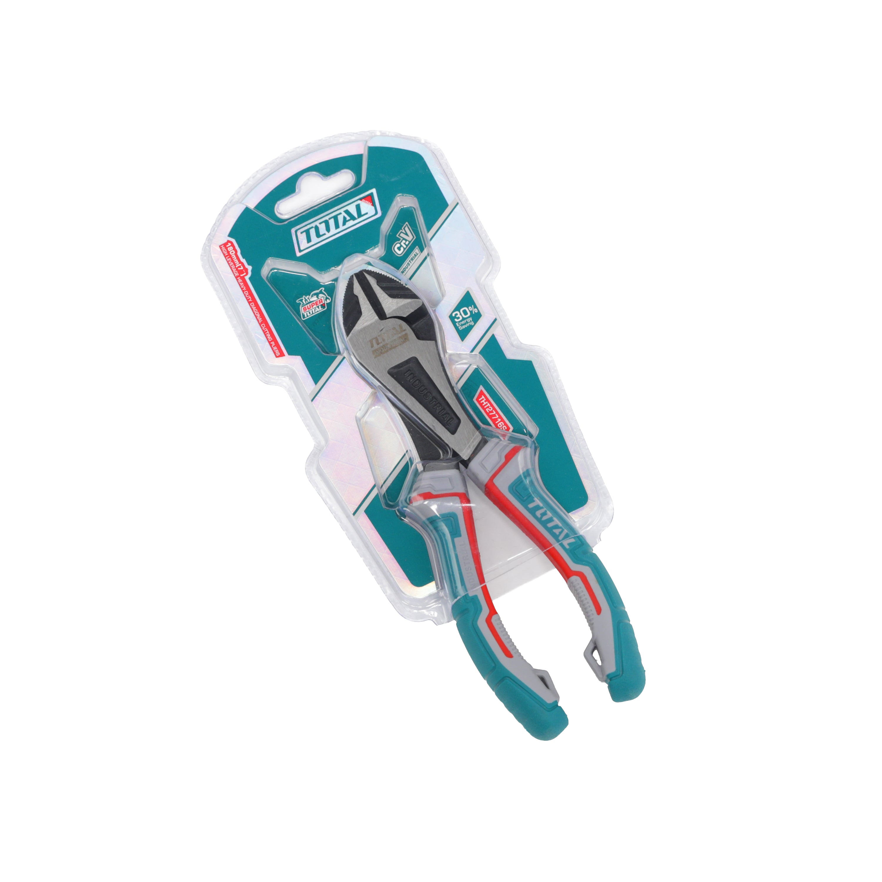 Total High Leverage Heavy Duty Diagonal Cutting Pliers - 180mm - THT27716S