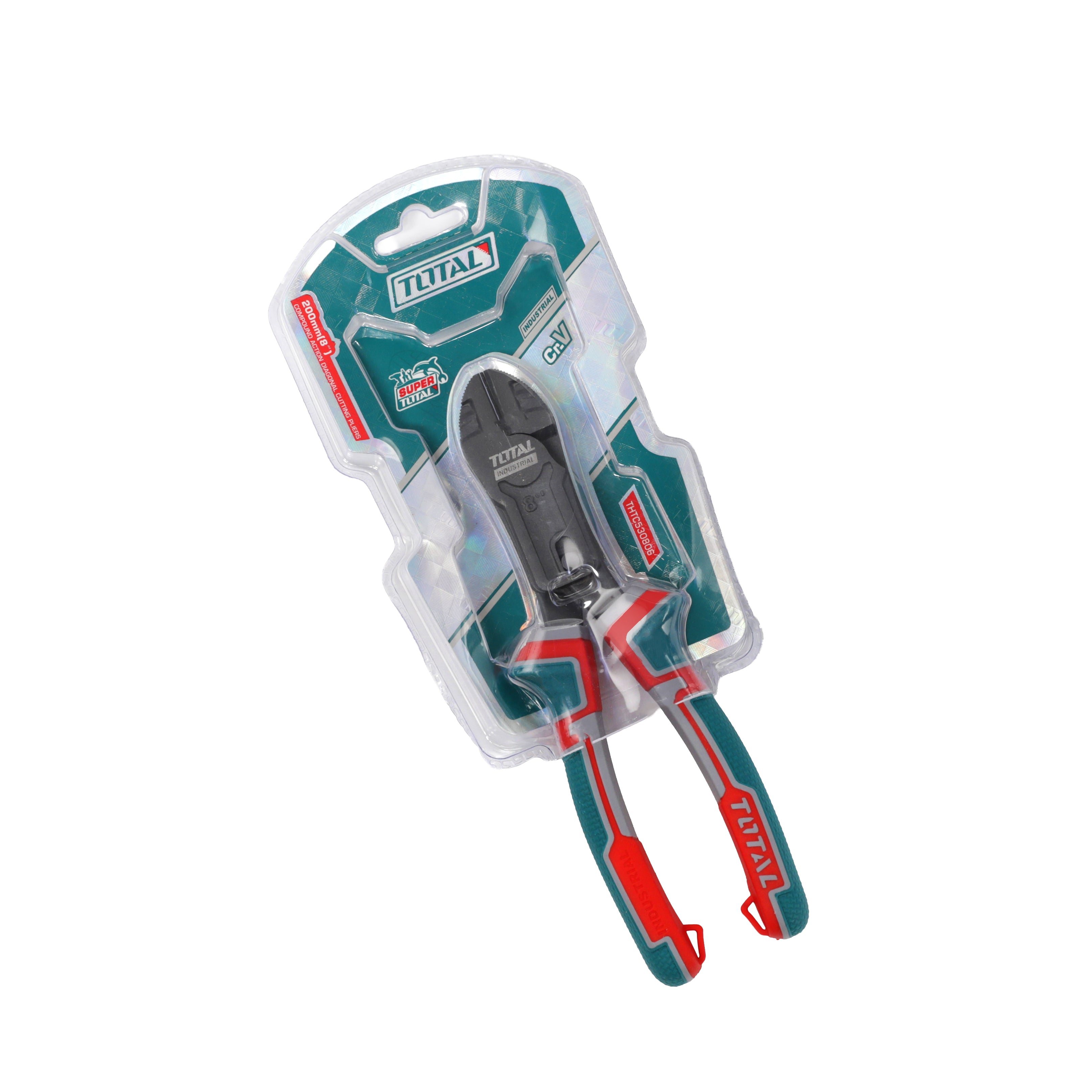 Total Compound Action Diagonal Cutting Pliers - 200mm - THTC530806