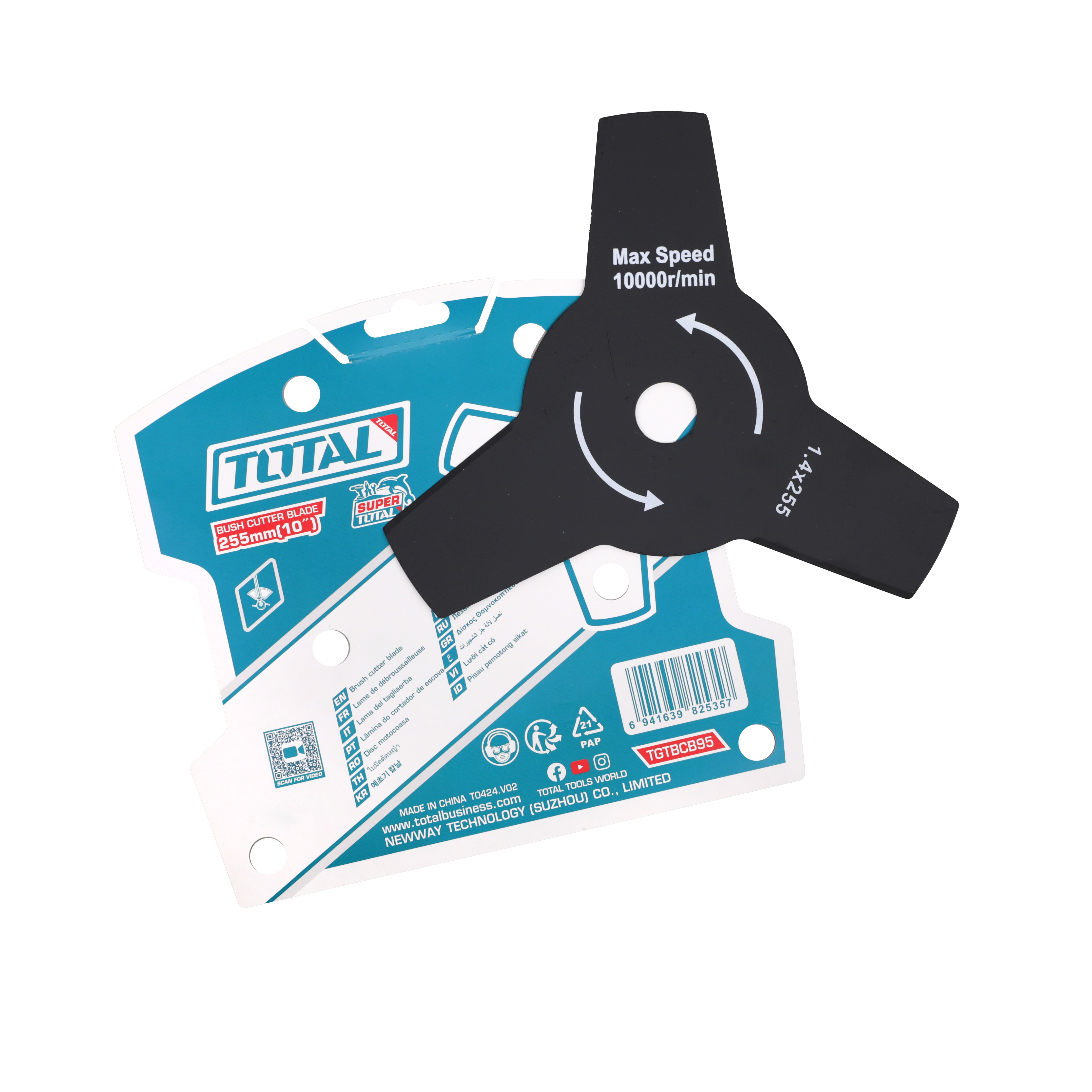 Total Brush Cutter Blade 255mm - TGTBCB95