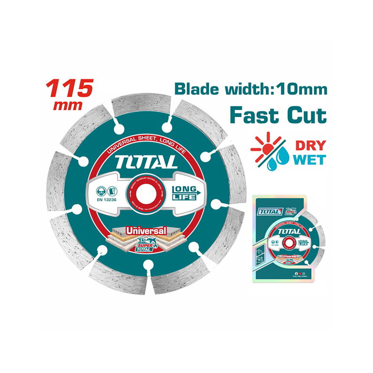 Total Dry Diamond Disc - 115mm - TAC2111153
