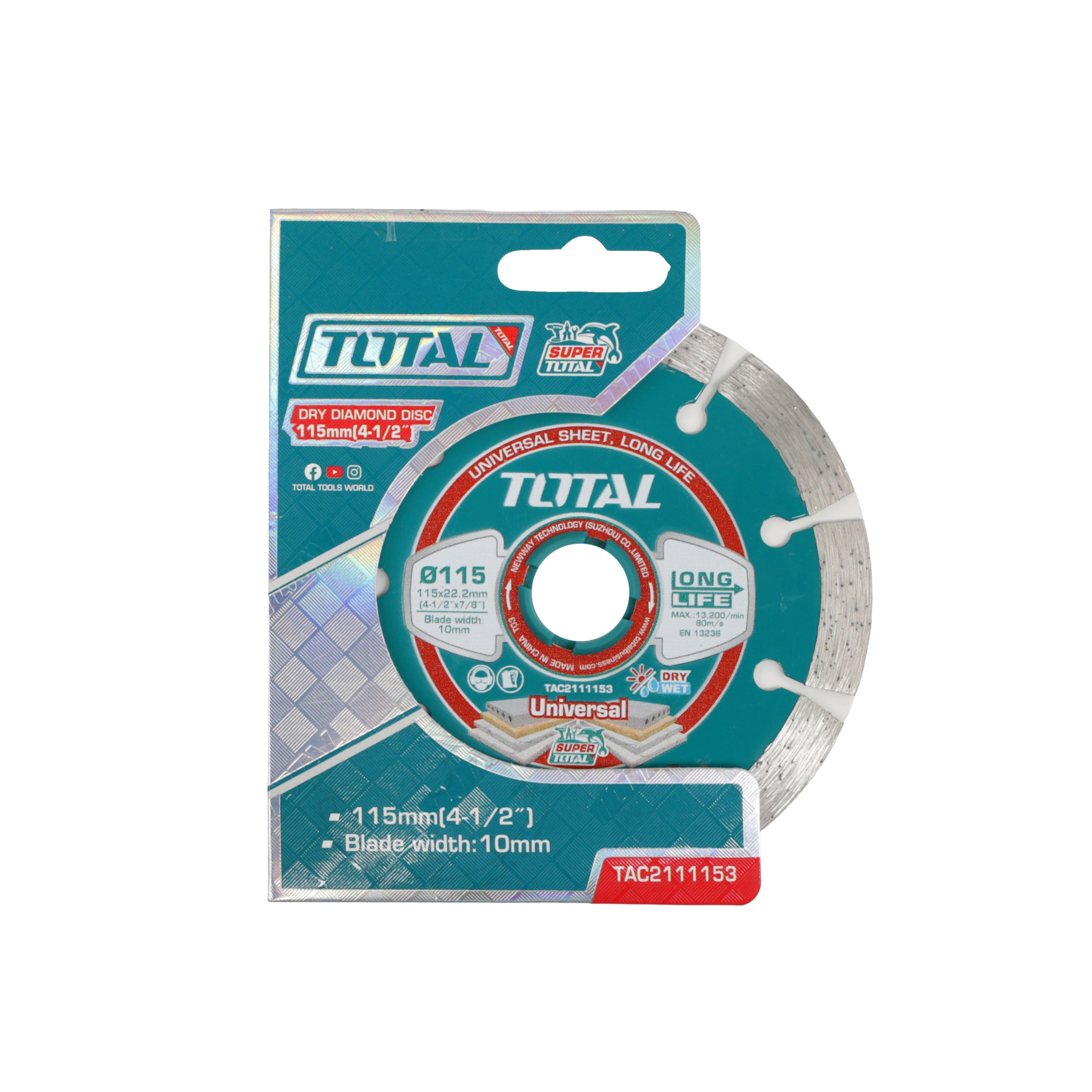 Total Dry Diamond Disc - 115mm - TAC2111153