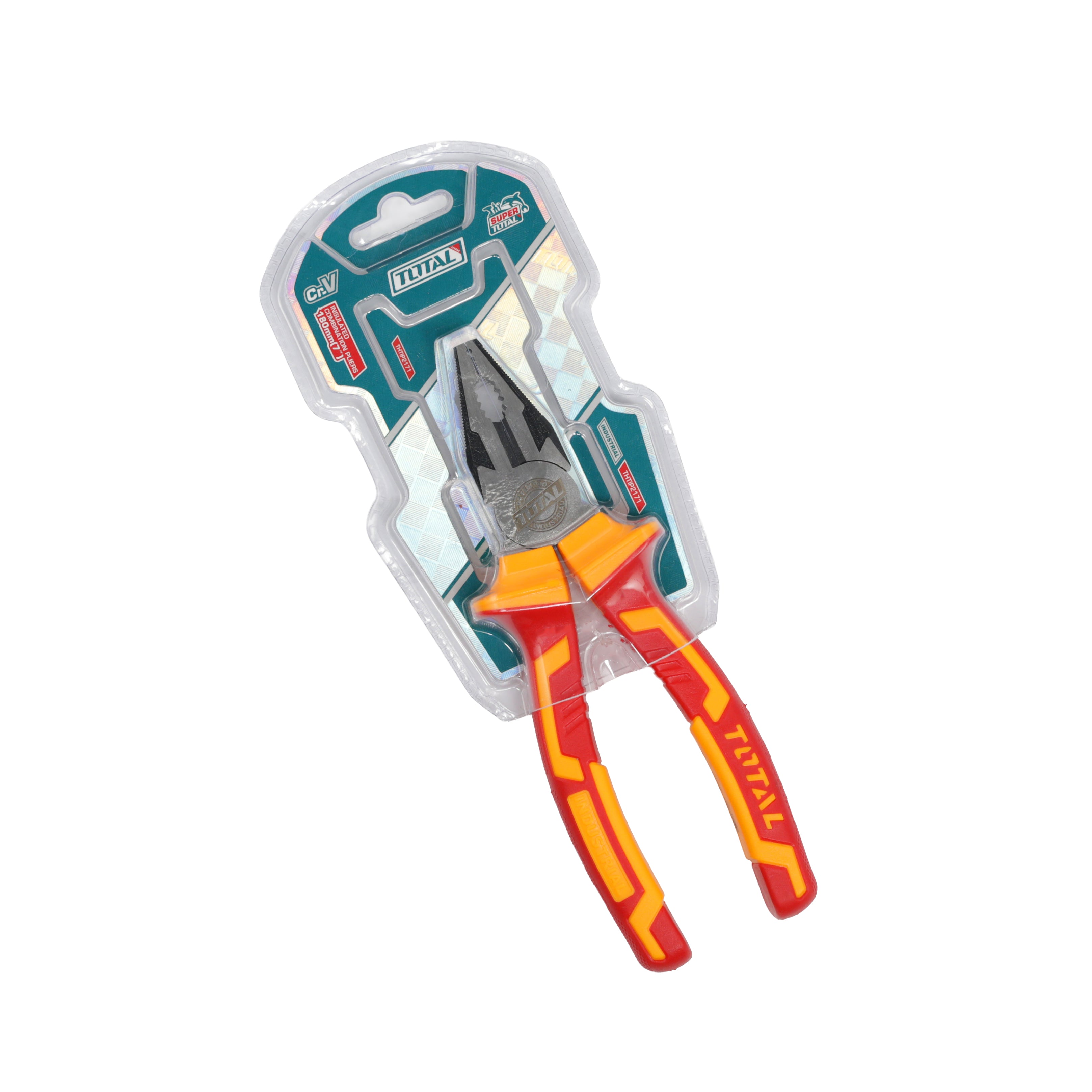 Total Insulated Combination Pliers - 180mm - THTIP2171